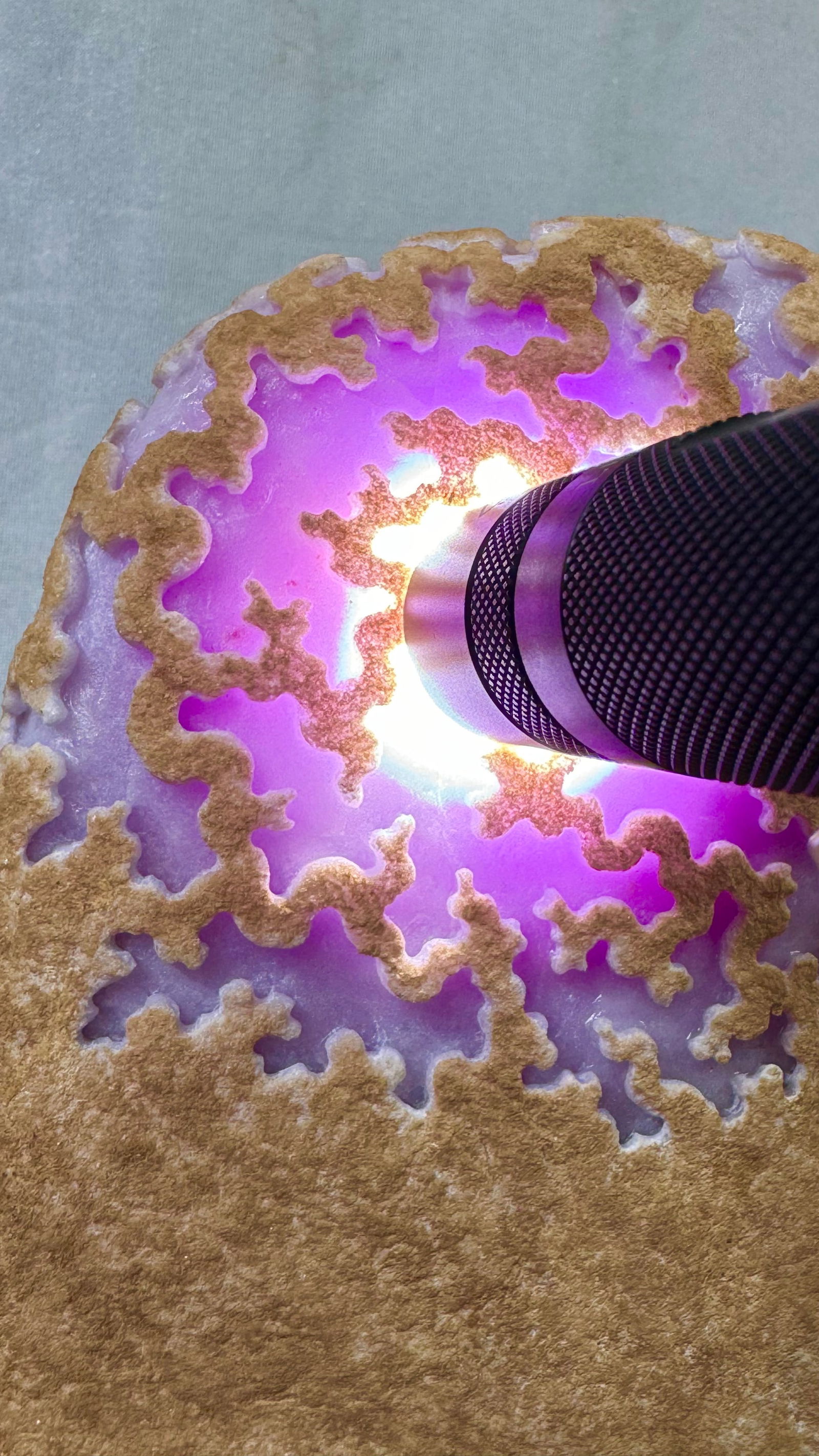 High Ice Violet Jadeite Rough Stone - 7