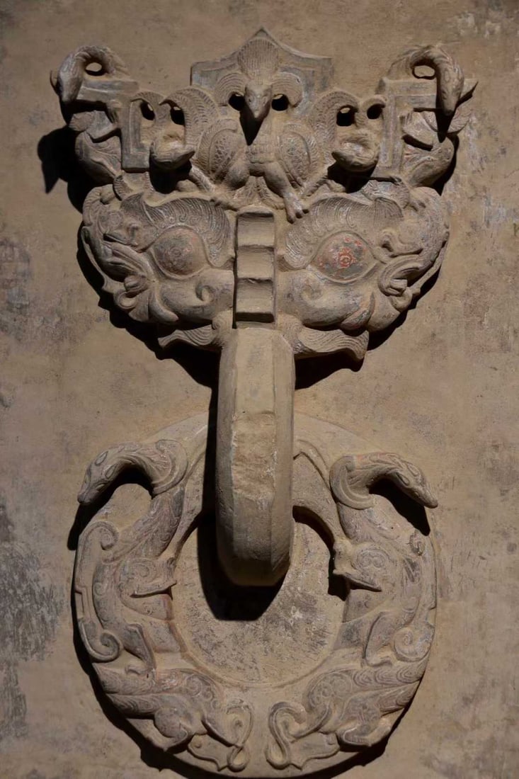 Han Dynasty Bluestone Door Ring Base - 3