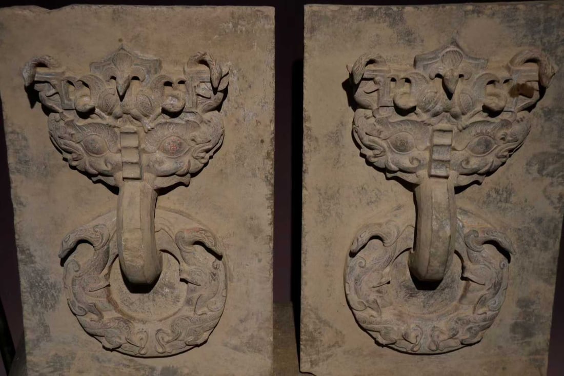 Han Dynasty Bluestone Door Ring Base - 7