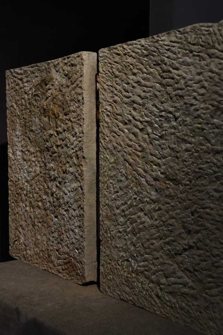 Han Dynasty Bluestone Door Ring Base - 9