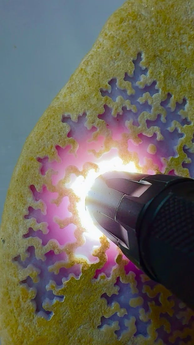 Violet Jadeite Rough Stone - 3