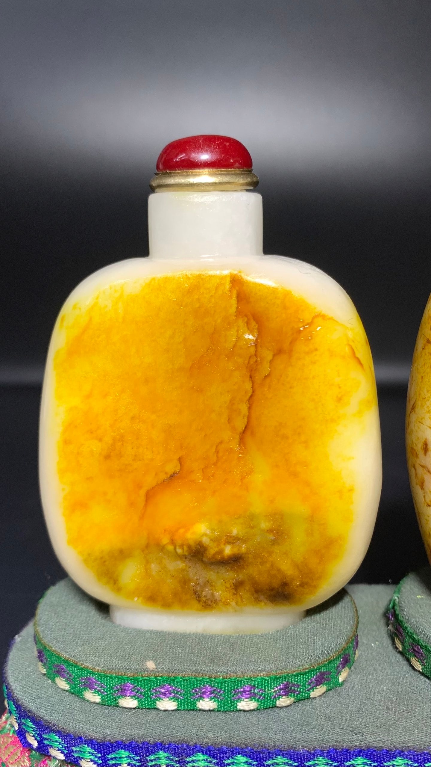 Hetian Jade Snuff Bottle - 6