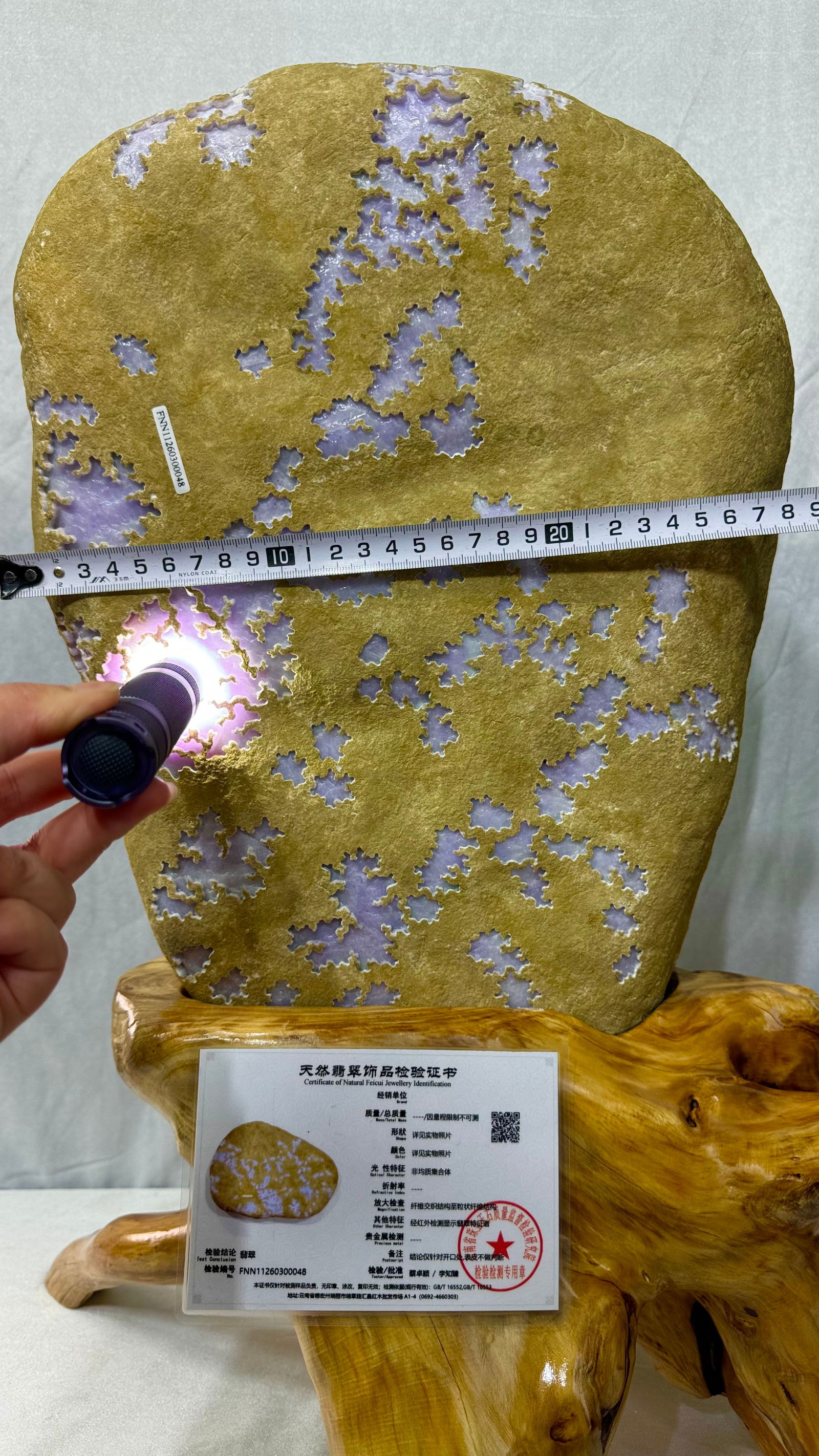 Violet Jadeite Rough Stone - 8