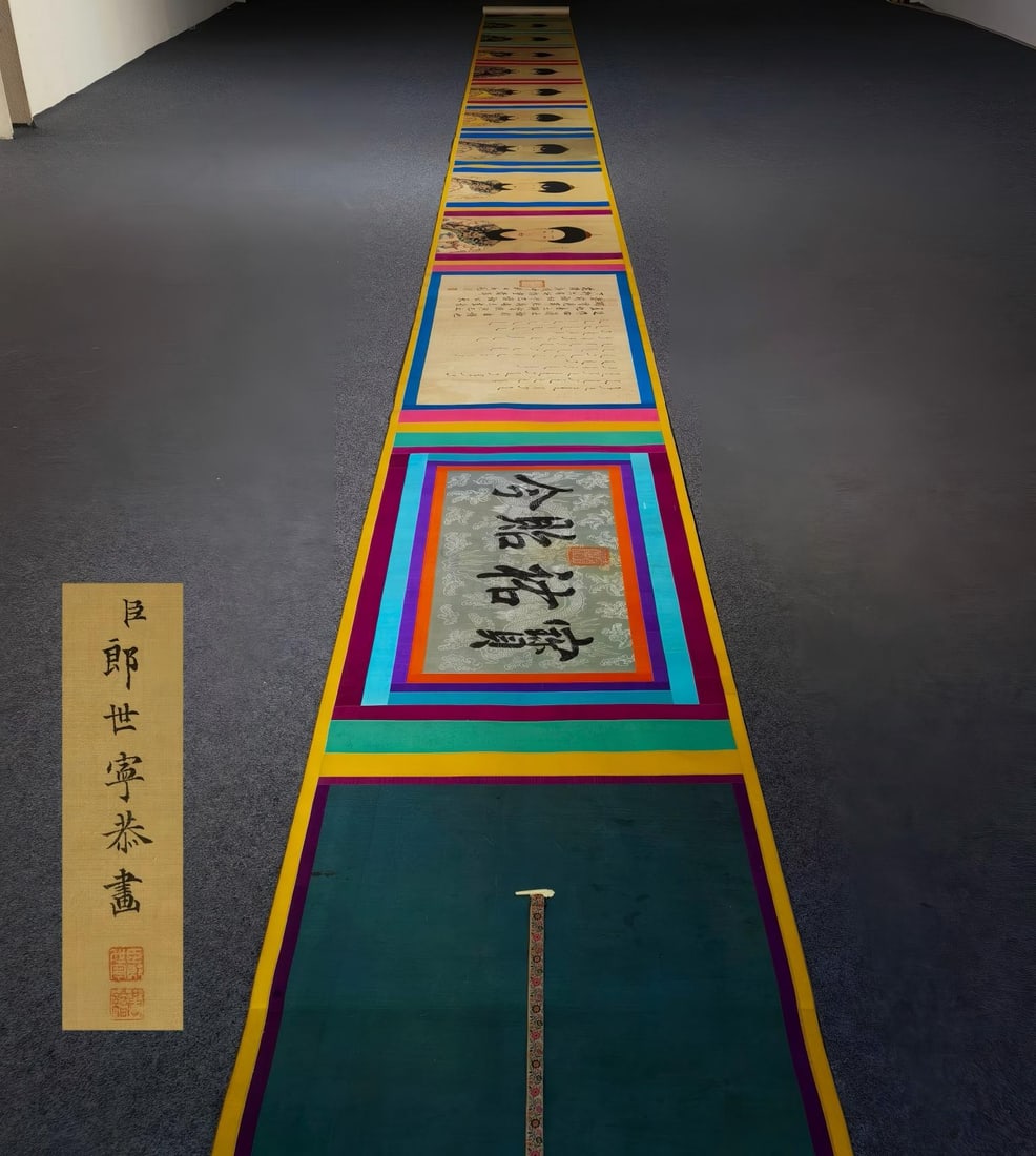 Silk Scroll Portraits of Qianlong’s Empresses , Painted by Giuseppe Castiglione, Collected by: .