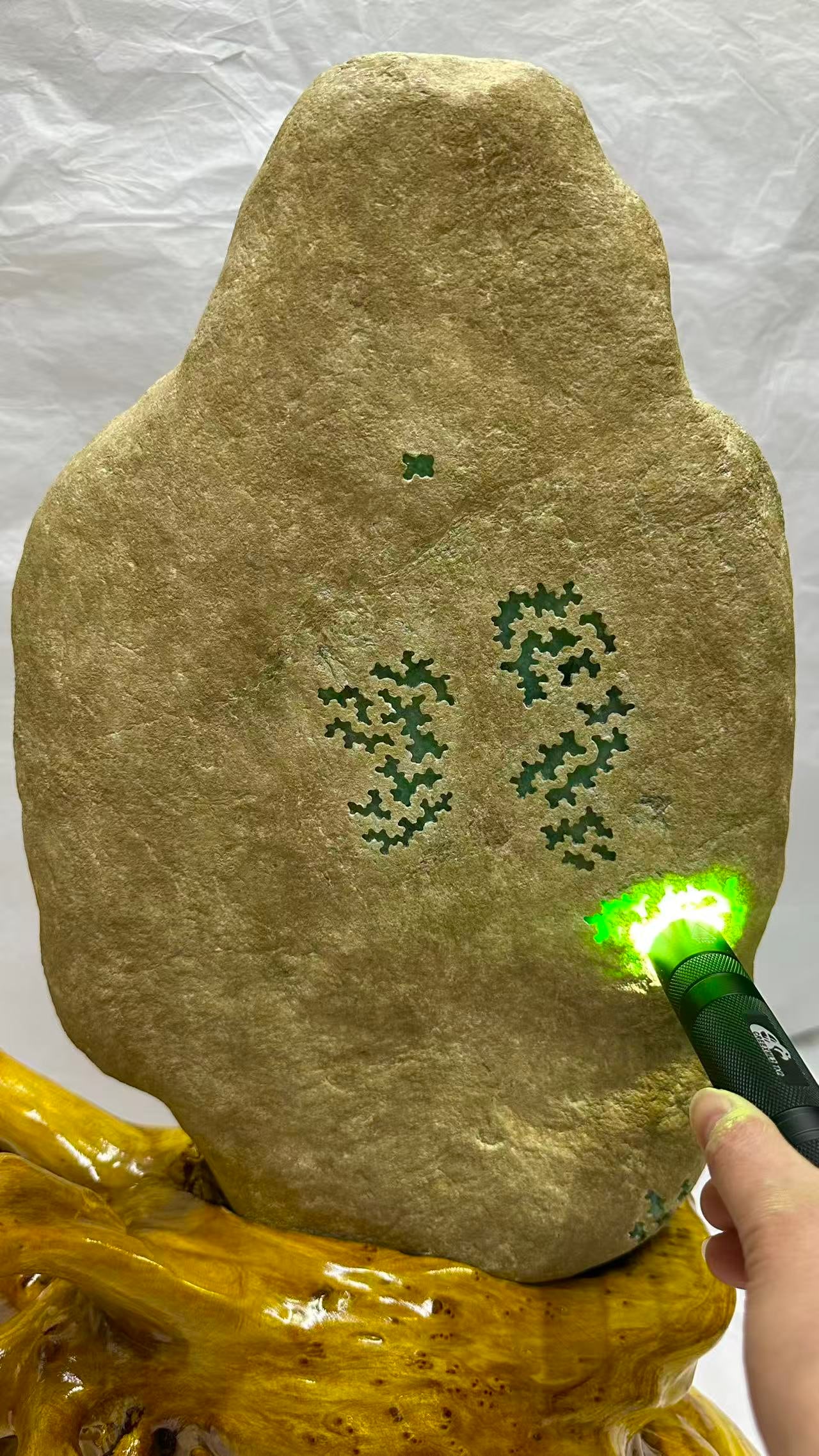 High-ice jadeite rough stone - 11