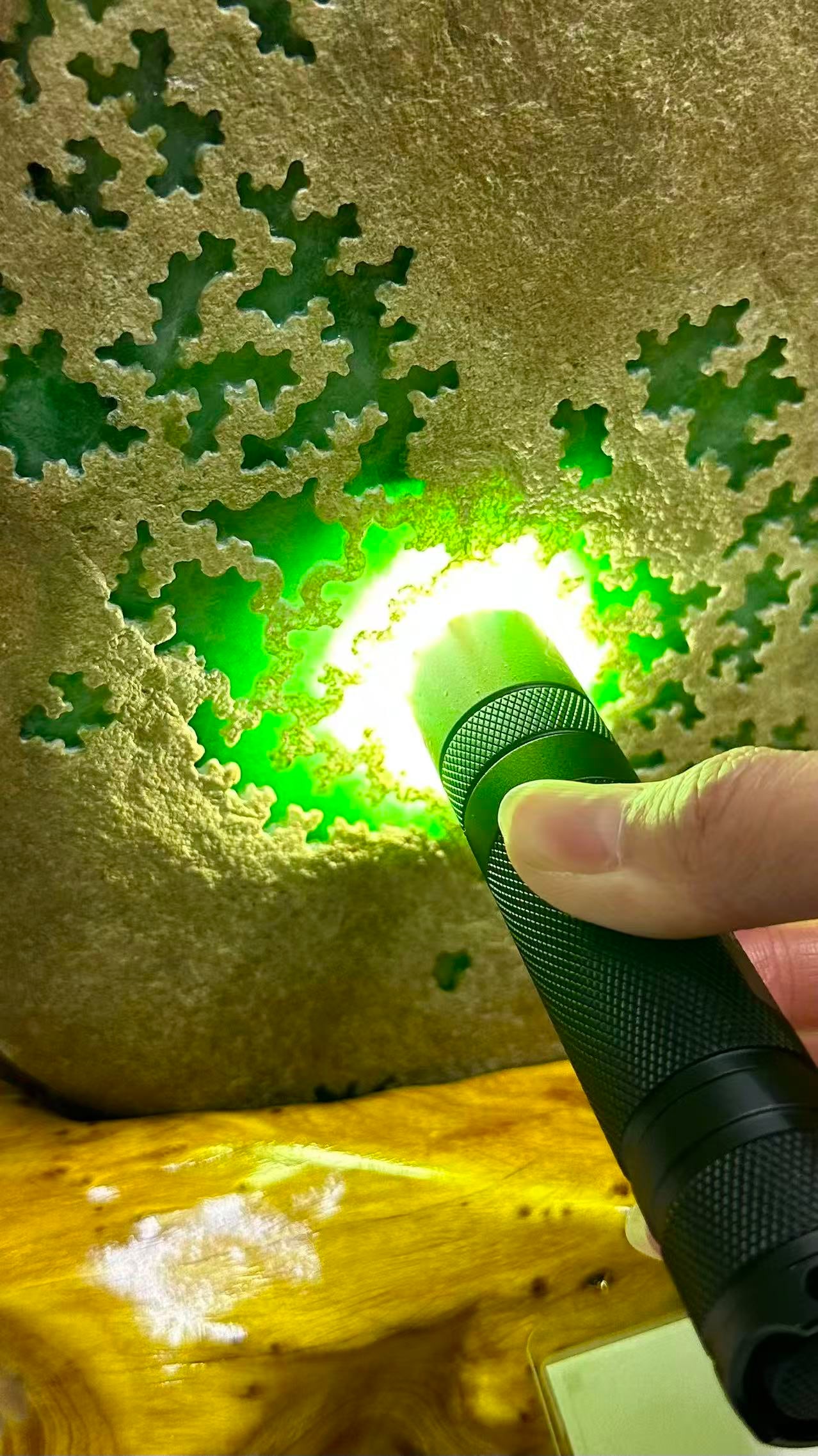 High-ice jadeite rough stone - 7