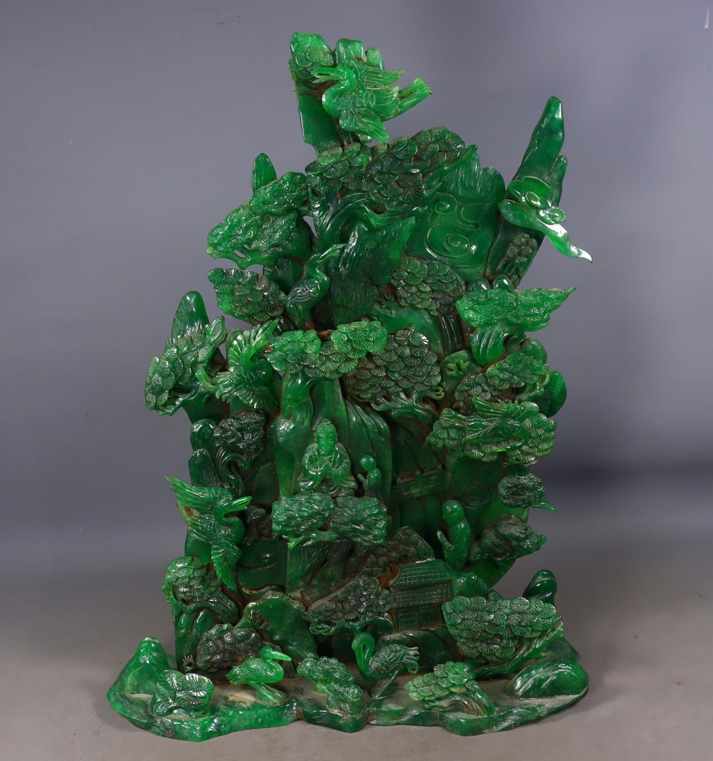 Jadeite Mountain Ornament - 2