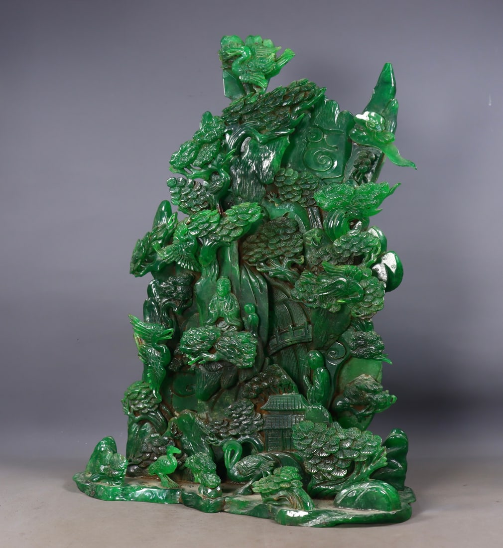 Jadeite Mountain Ornament - 3