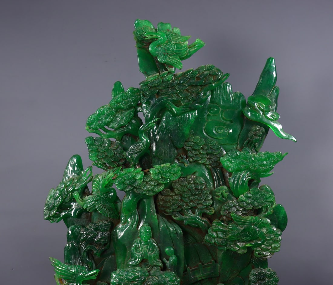 Jadeite Mountain Ornament - 5