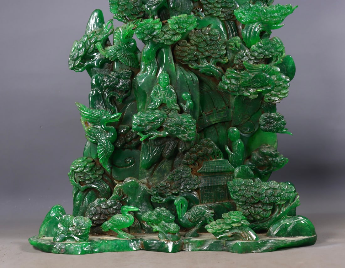 Jadeite Mountain Ornament - 6