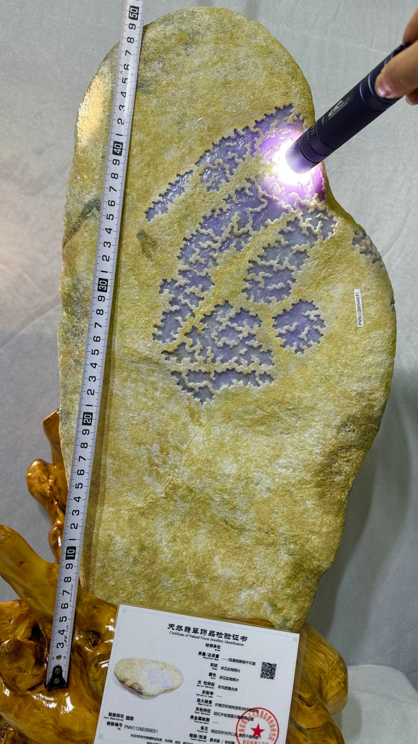 Violet Jadeite Rough Stone - 7