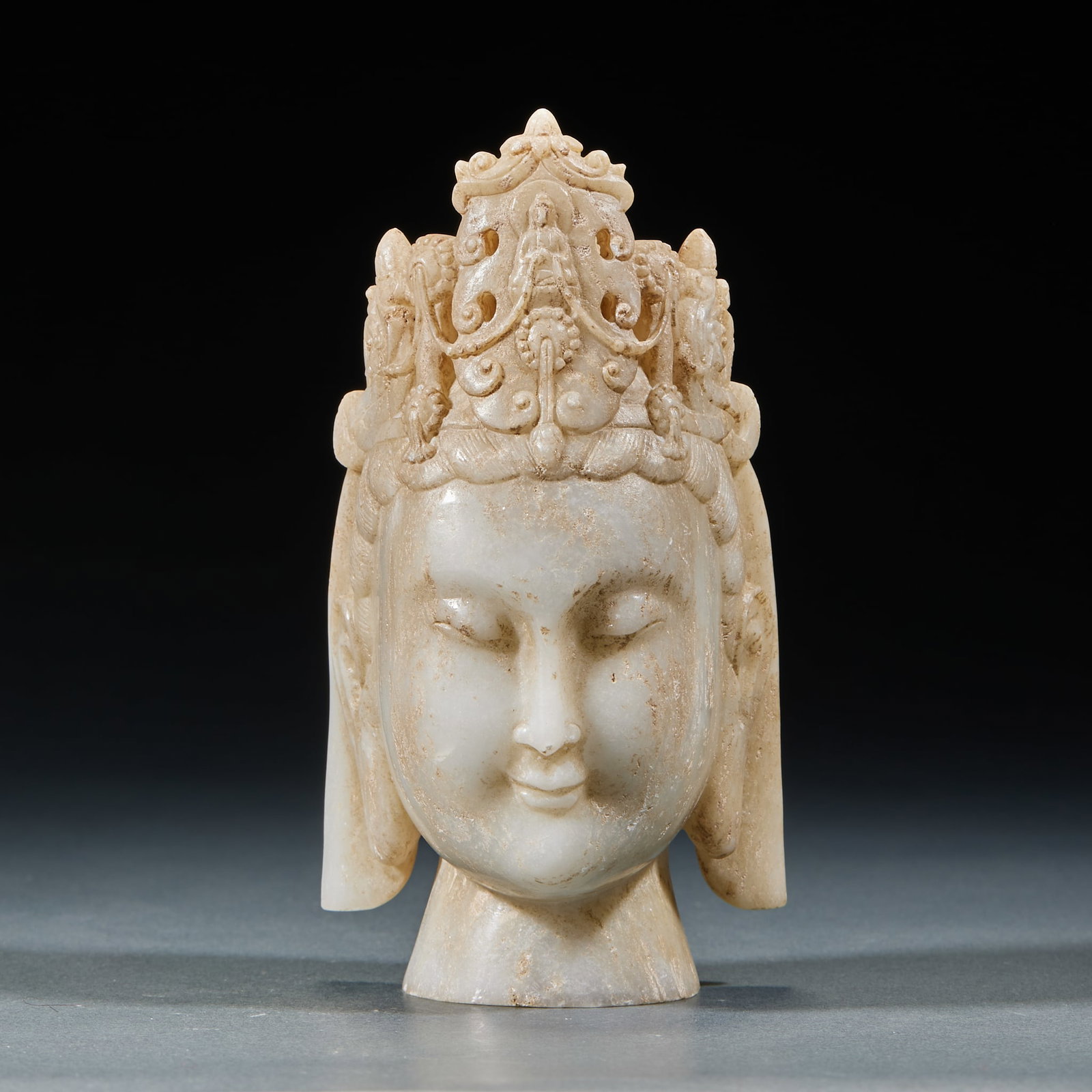 Hetian Jade Guanyin Head (1 of 6)