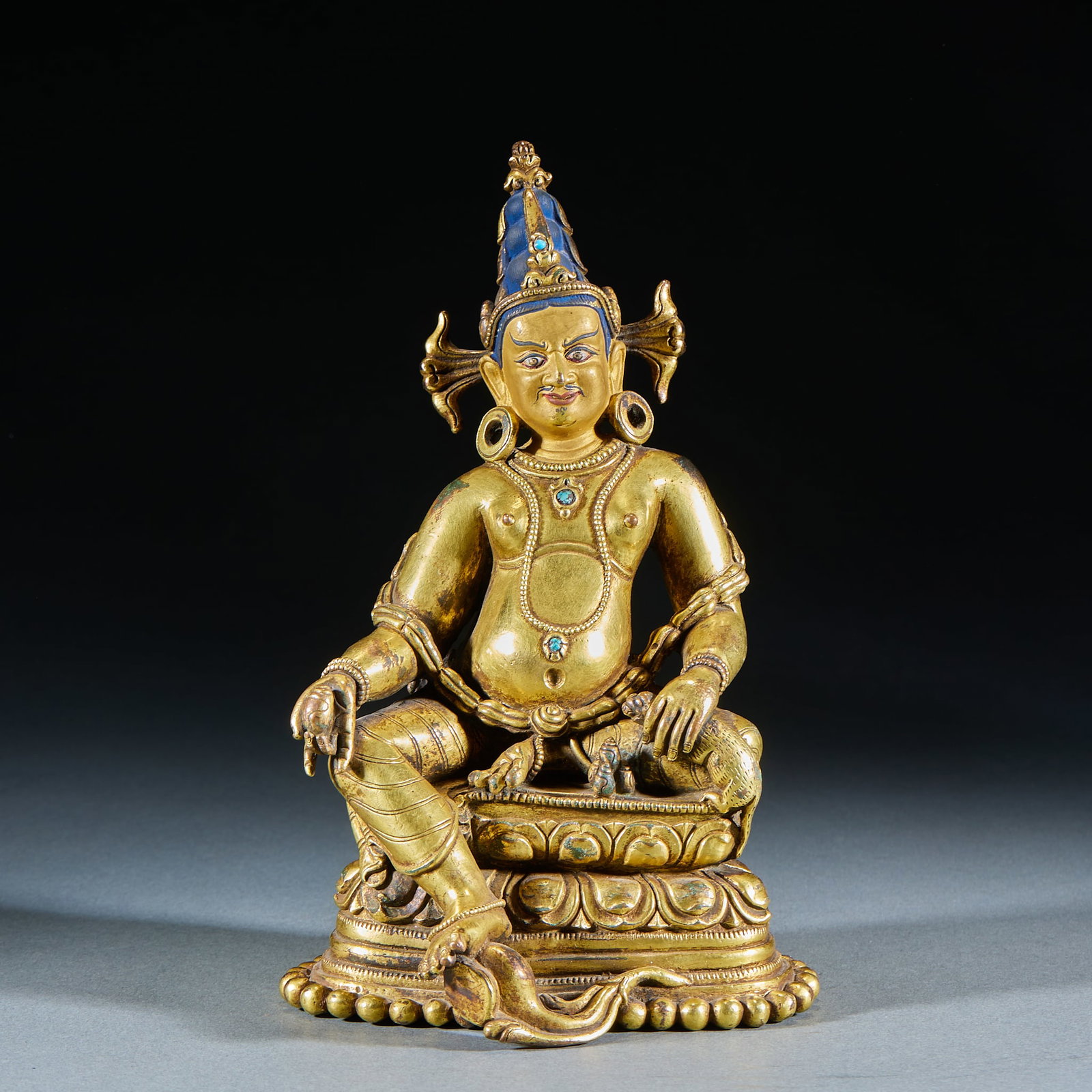 Gilt Bronze Yellow Jambhala (1 of 9)
