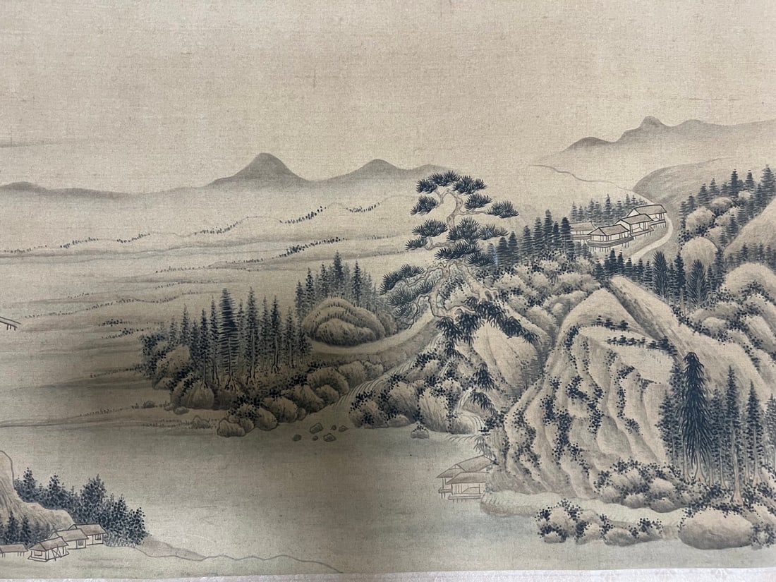 Landscape Long Scroll by Wang Hui - 5