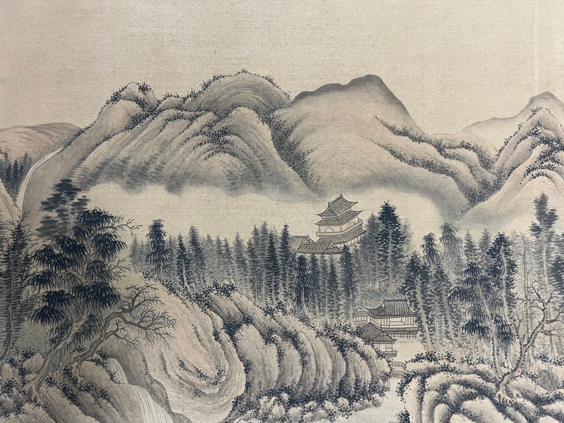 Landscape Long Scroll by Wang Hui - 8