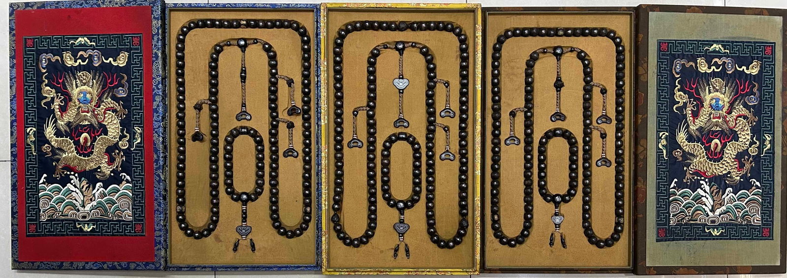 Chenxiang Silver Filigree Court Beads (108 beads), Imperial Collection of Qianqing Palace (1 of 10)