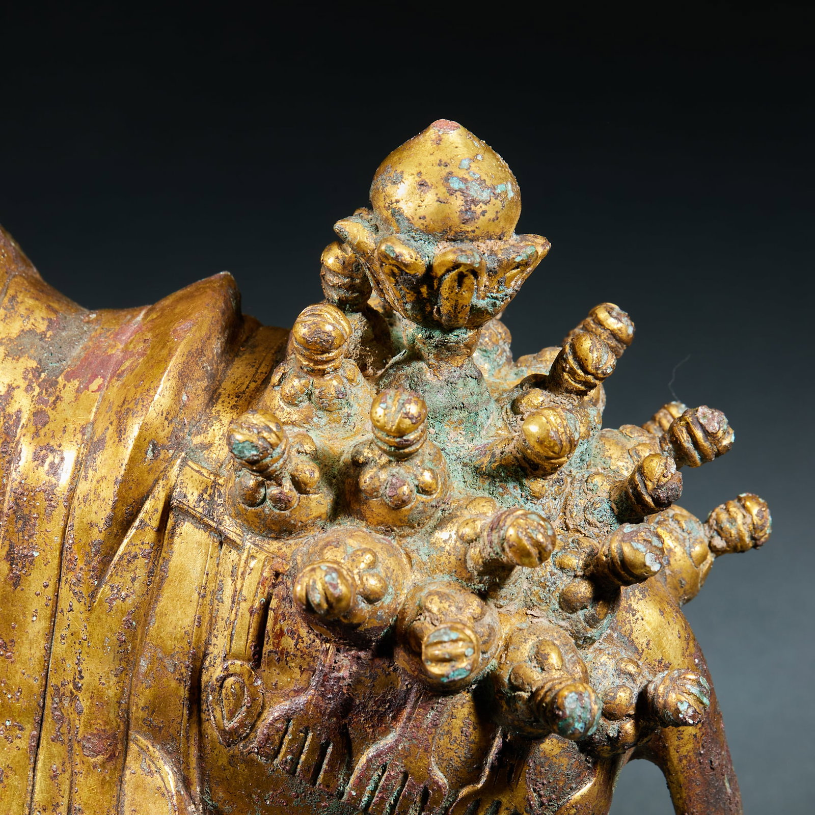 Gilt Bronze Steed - 4