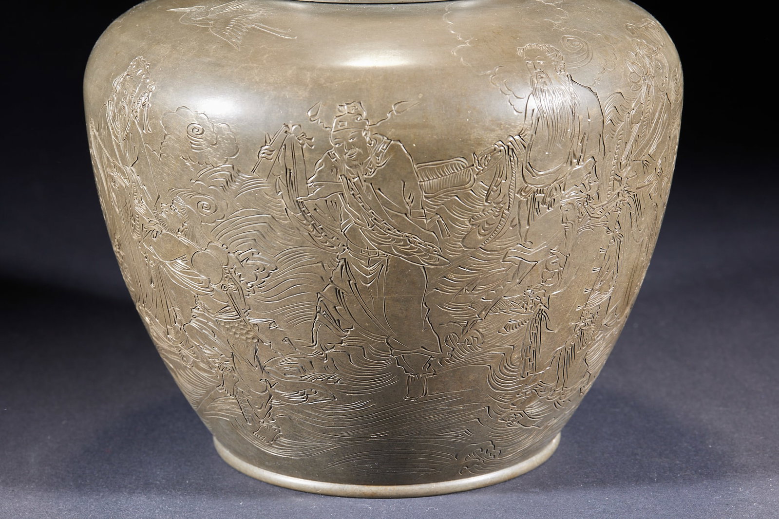 Tin Eight Immortals Tea Caddy - 3