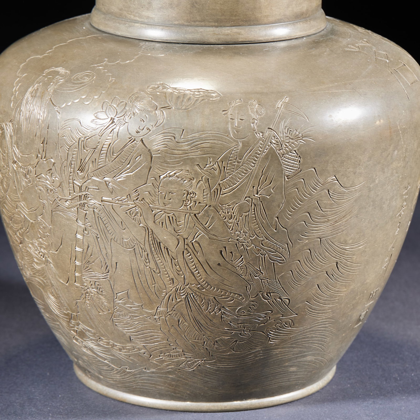 Tin Eight Immortals Tea Caddy - 6