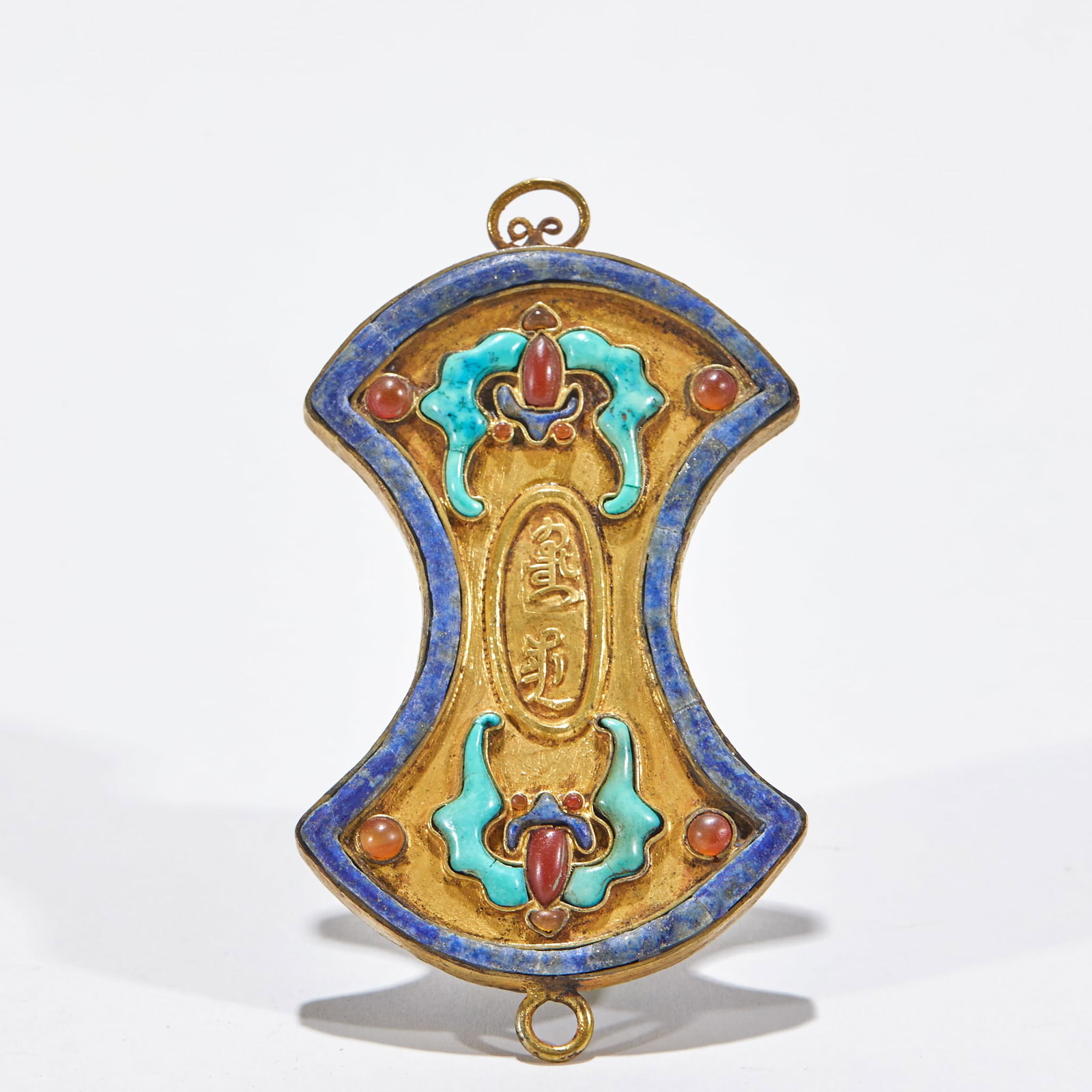 Gilt Bronze Fasting Plaque - 4