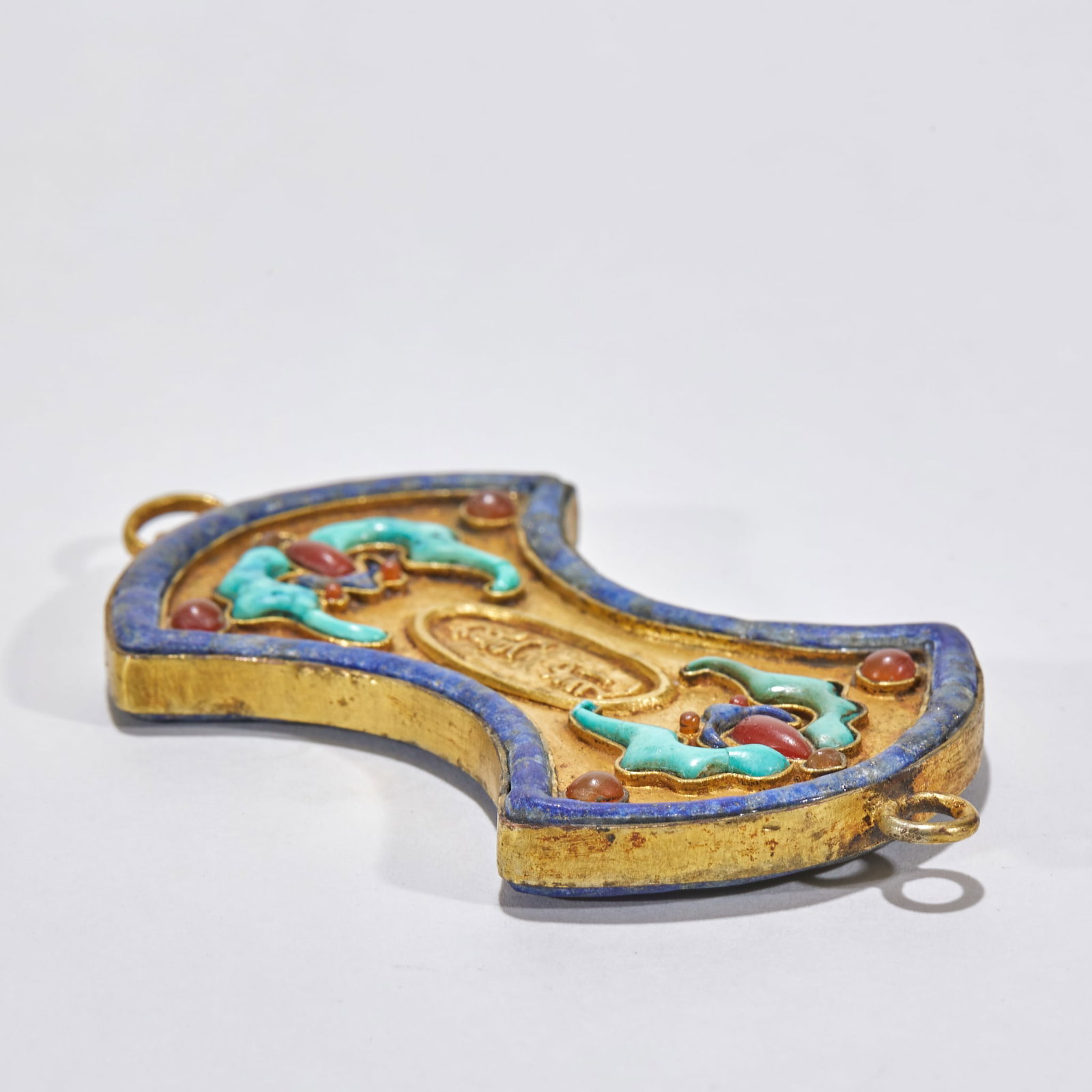 Gilt Bronze Fasting Plaque - 5