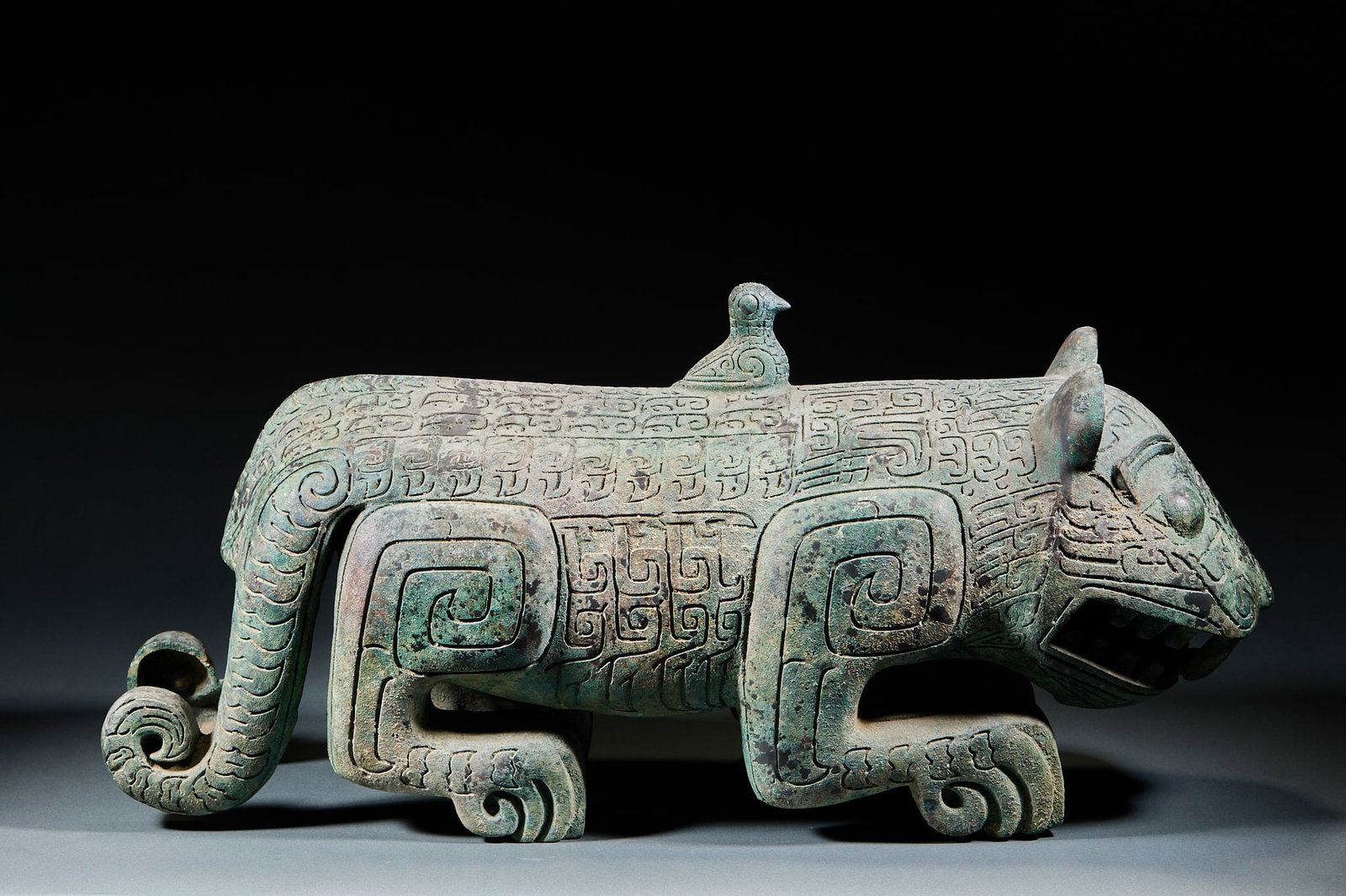Bronze Auspicious Tiger Beast - 7
