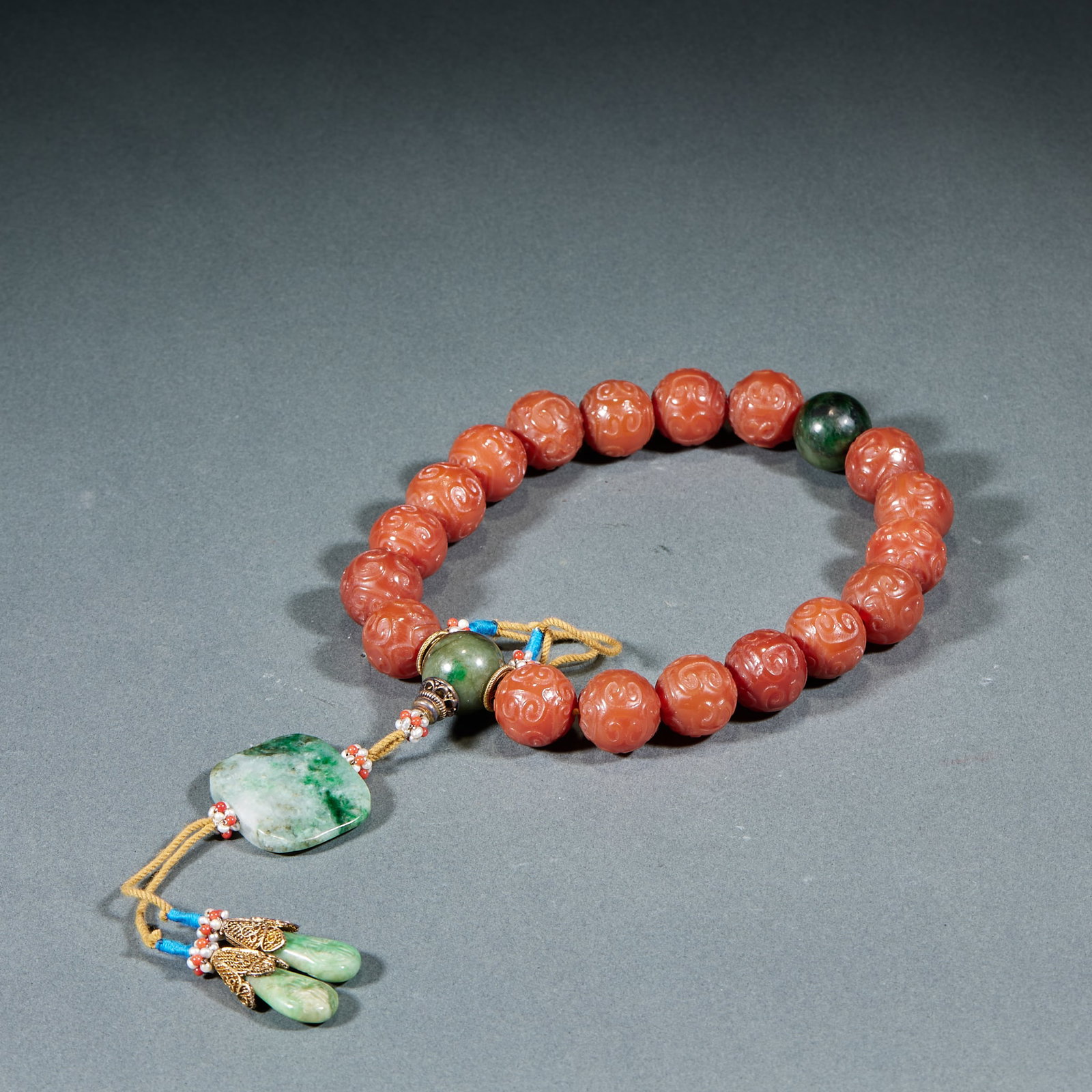 Nan Hong Agate Prayer Beads (1 of 5)