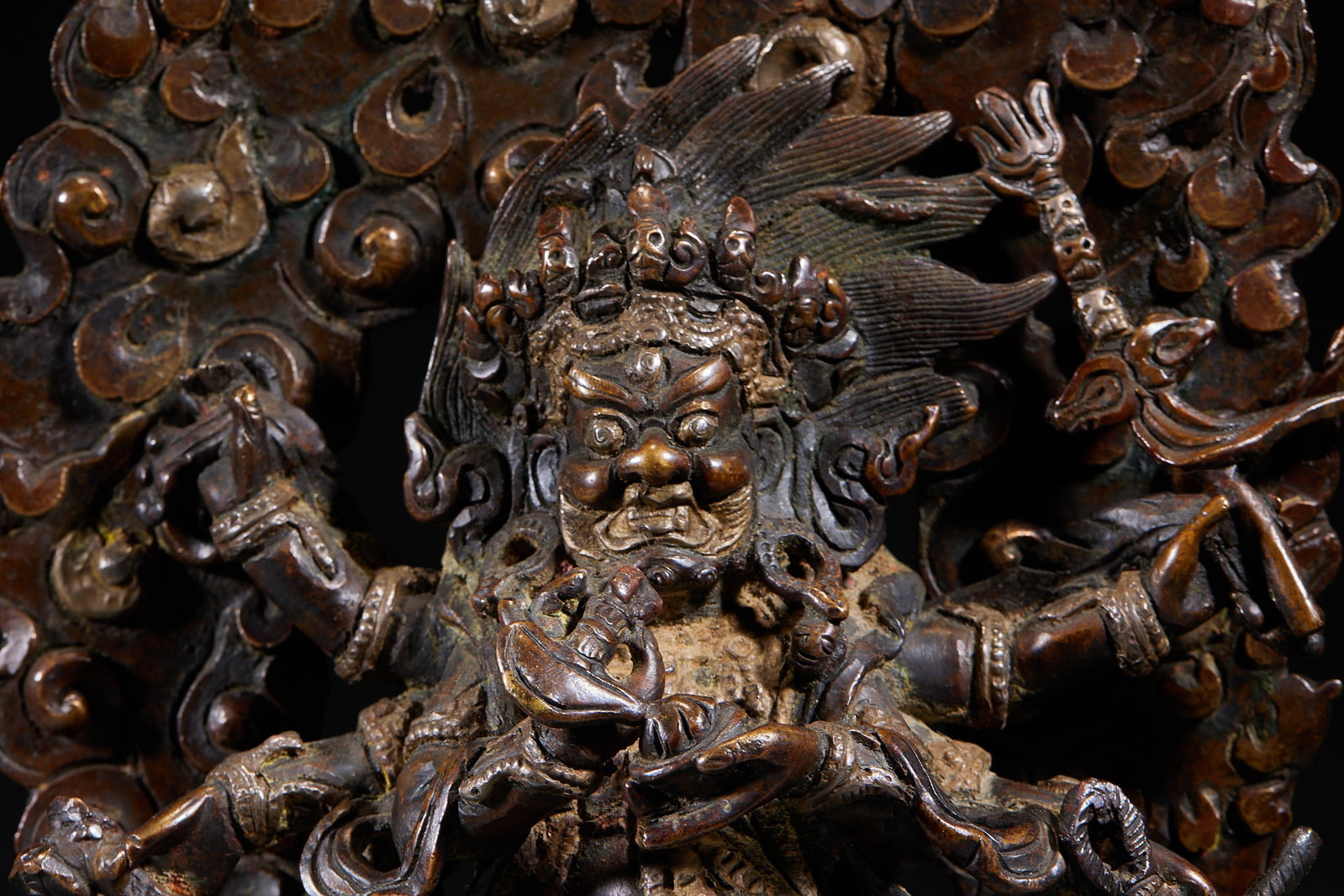Bronze Mahakala Statue - 2
