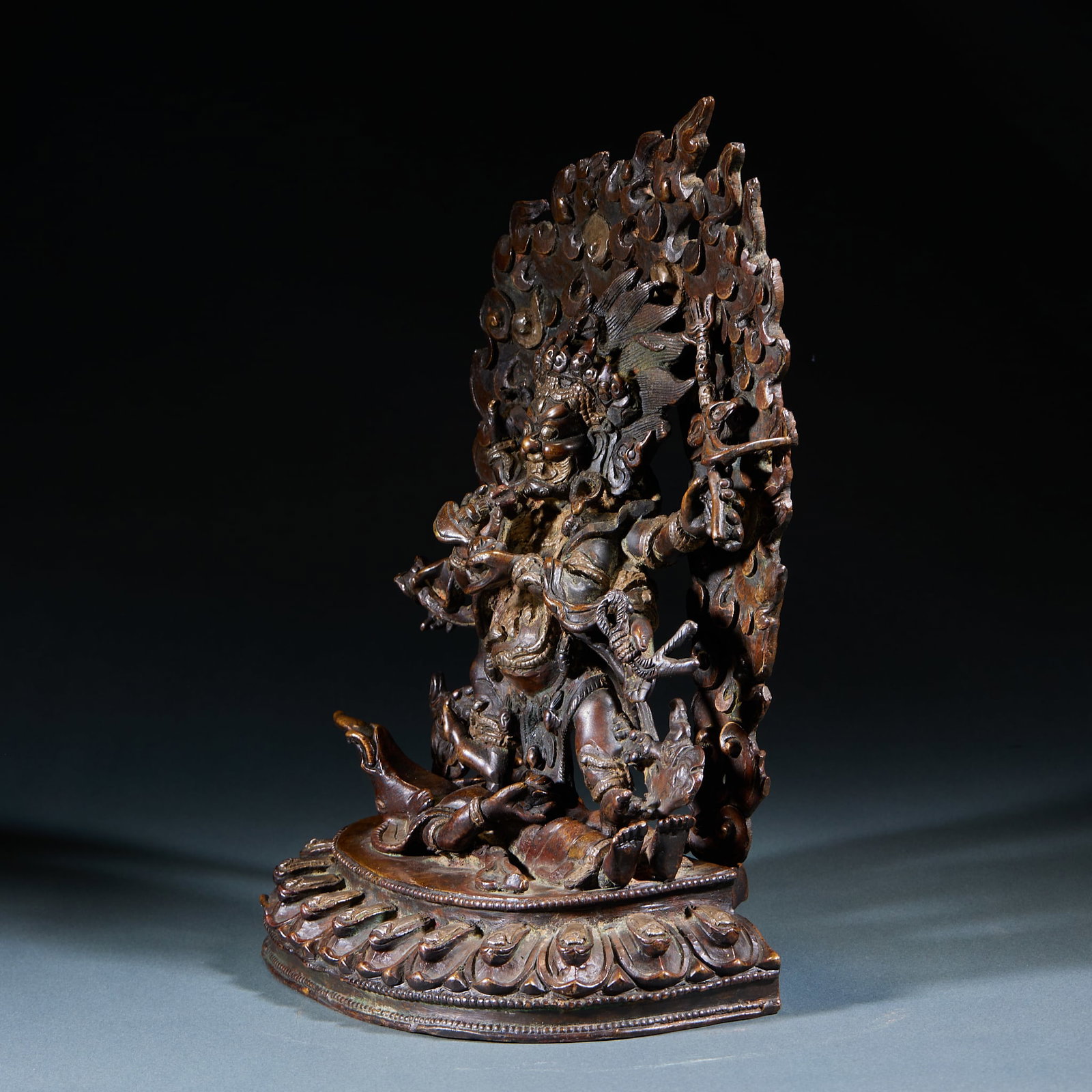 Bronze Mahakala Statue - 5