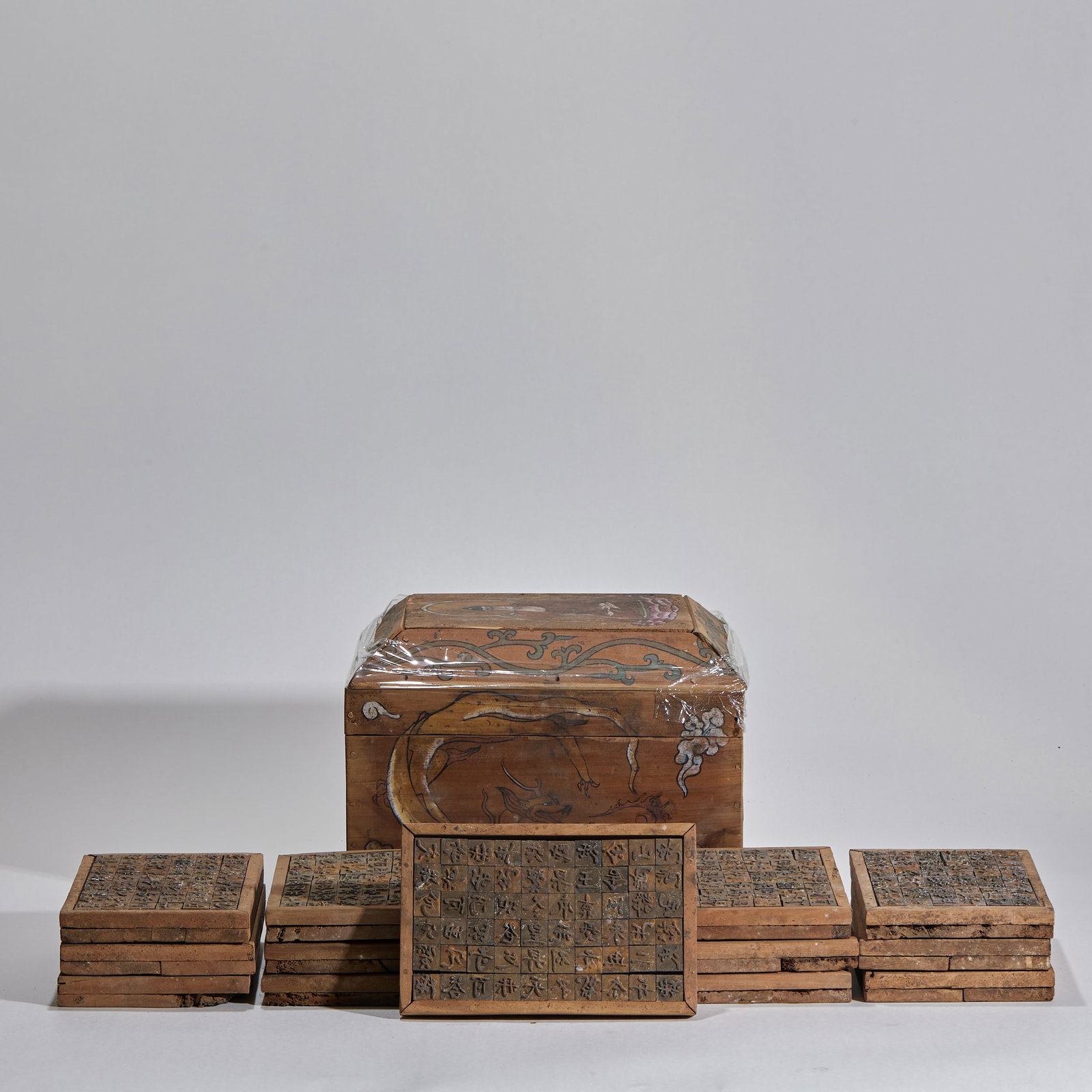 Movable Type Printing Module Set, 16 Boxes in One Case - 2