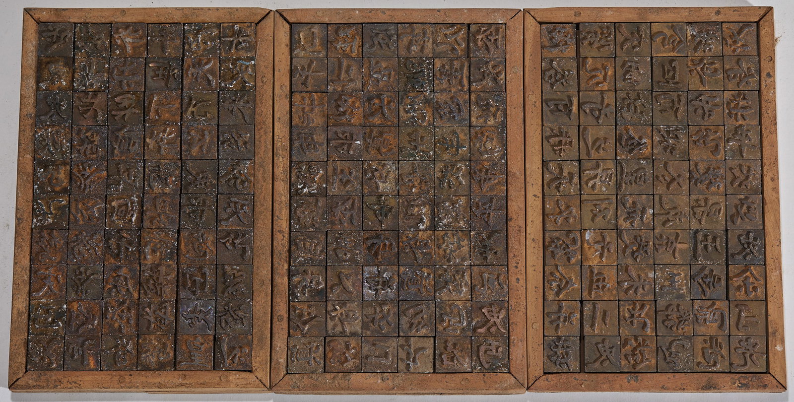 Movable Type Printing Module Set, 16 Boxes in One Case - 3