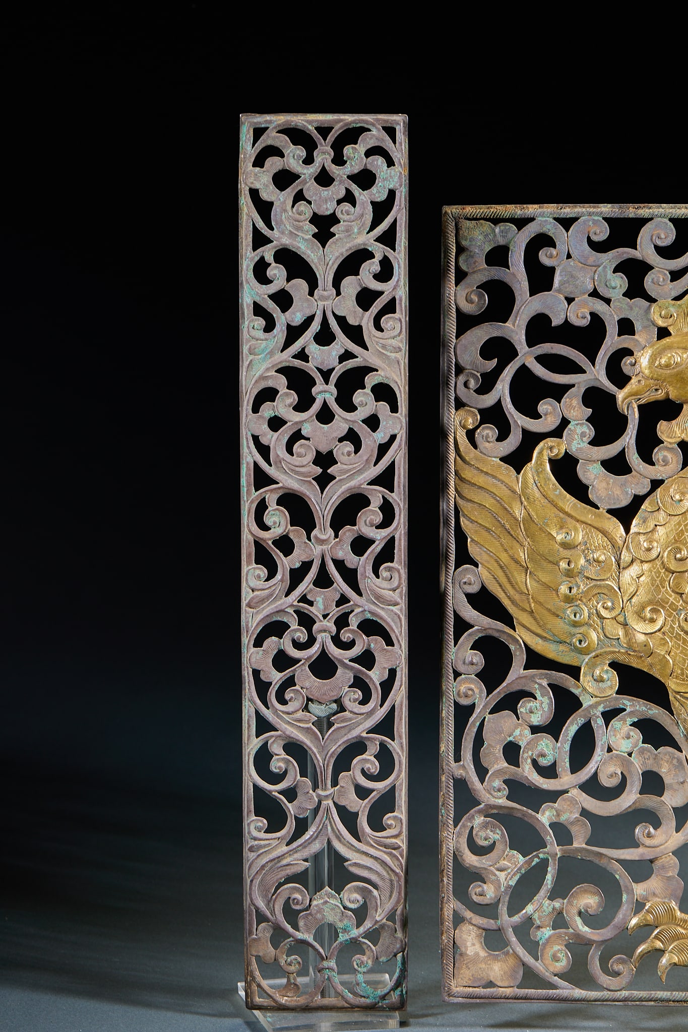 Tang Dynasty Gilt Silver Phoenix Pattern Set - 4