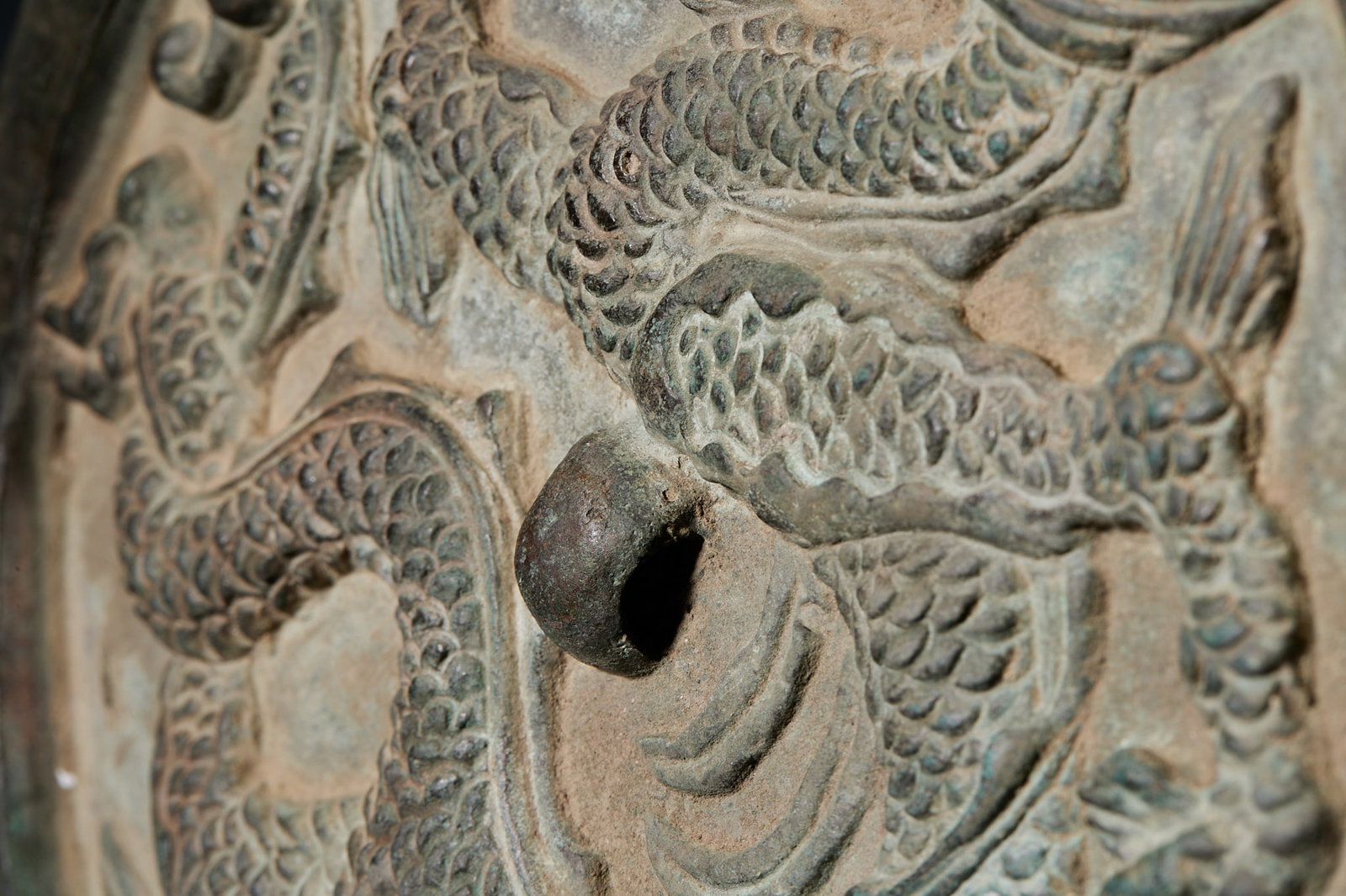 Dragon Pattern Bronze Mirror Box Set - 8