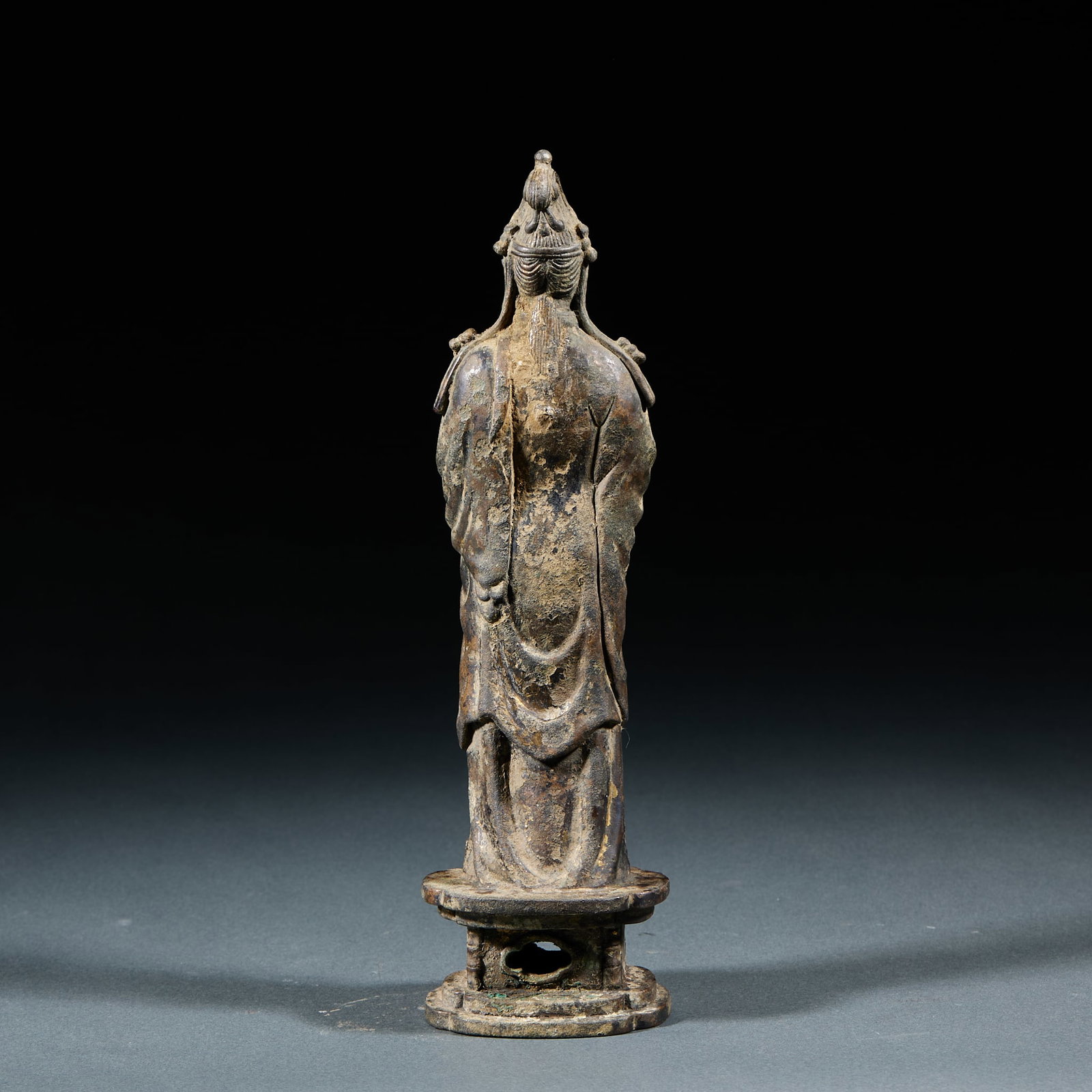 Bronze Standing Guanyin Statue - 6