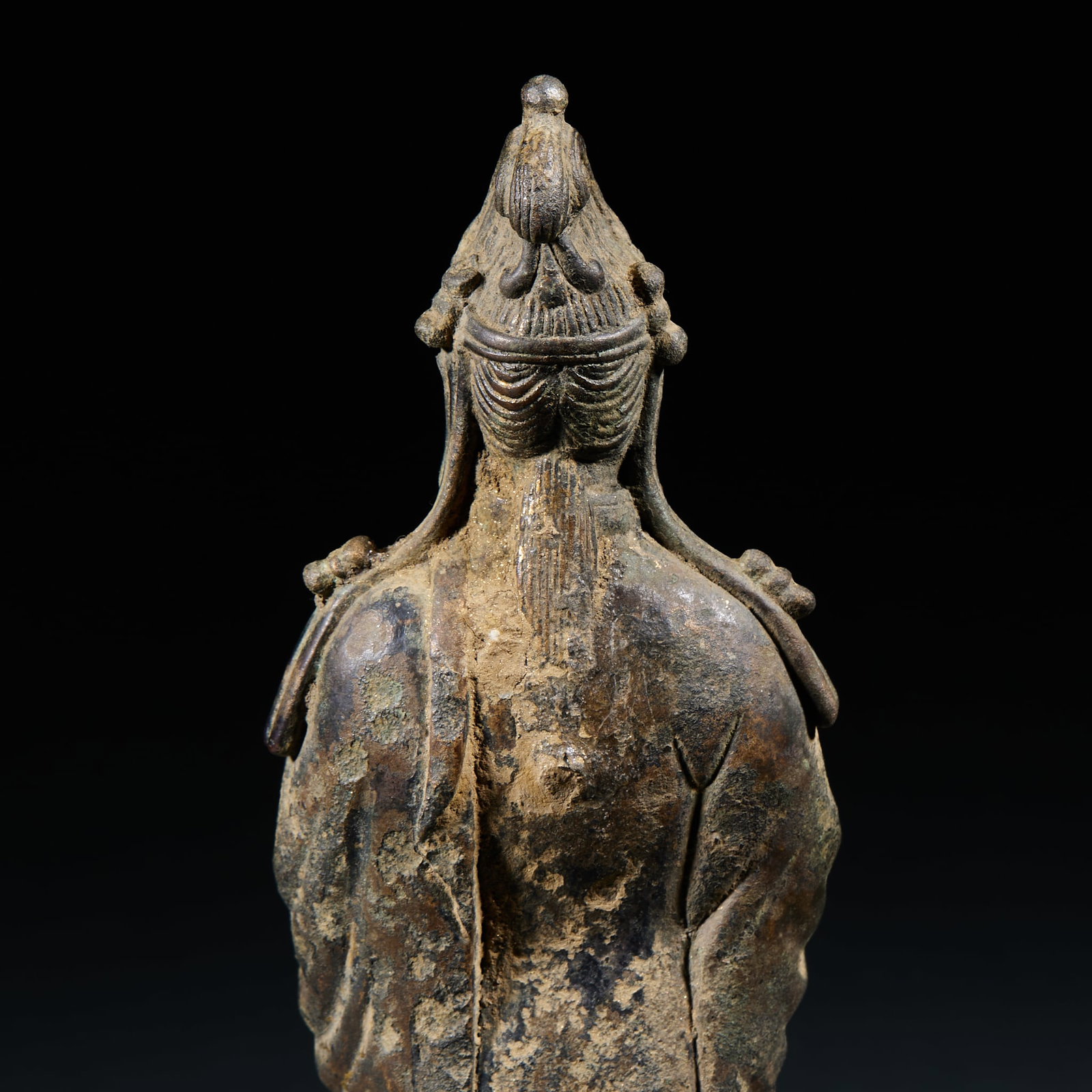Bronze Standing Guanyin Statue - 7