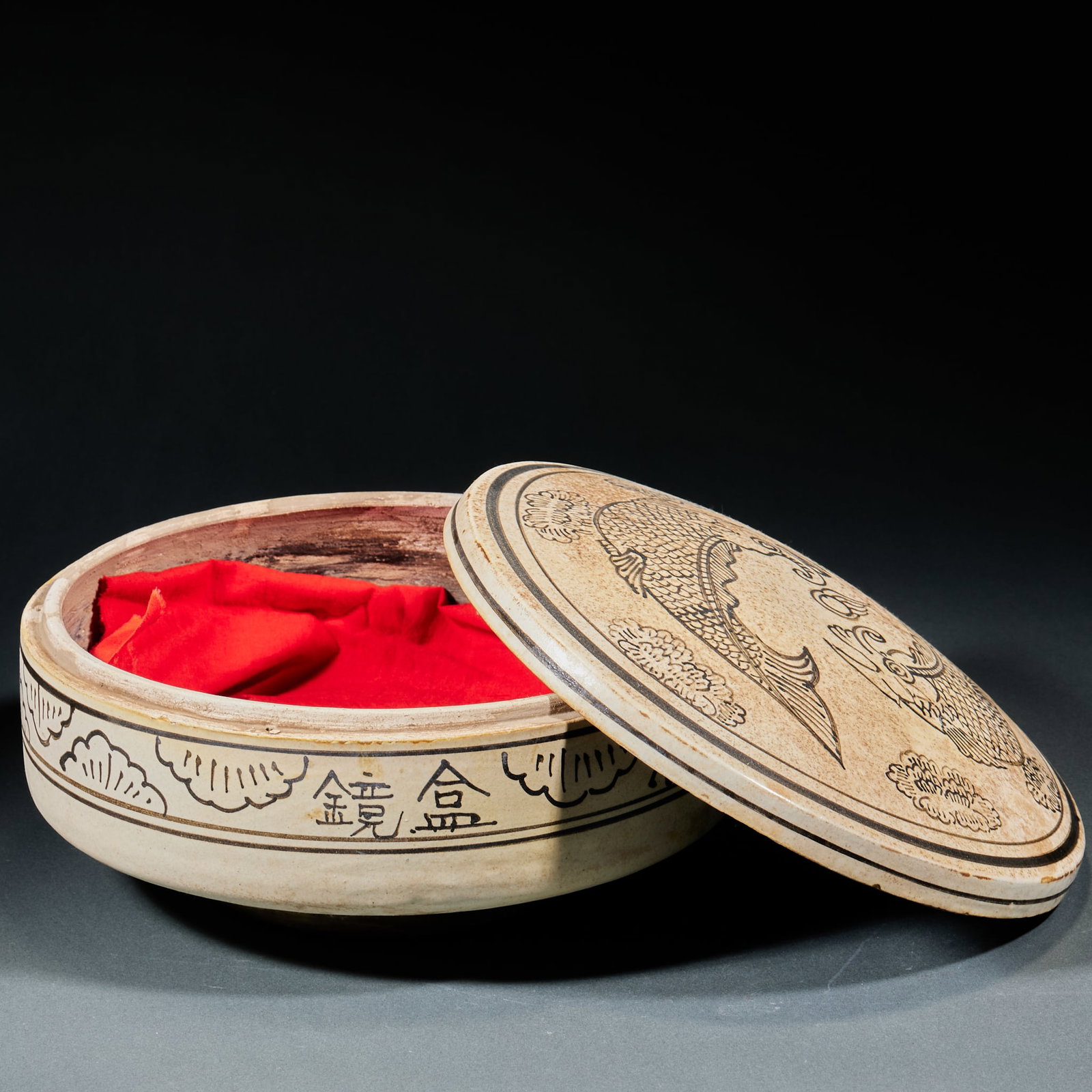 Flying Apsaras Bronze Mirror Box Set - 4