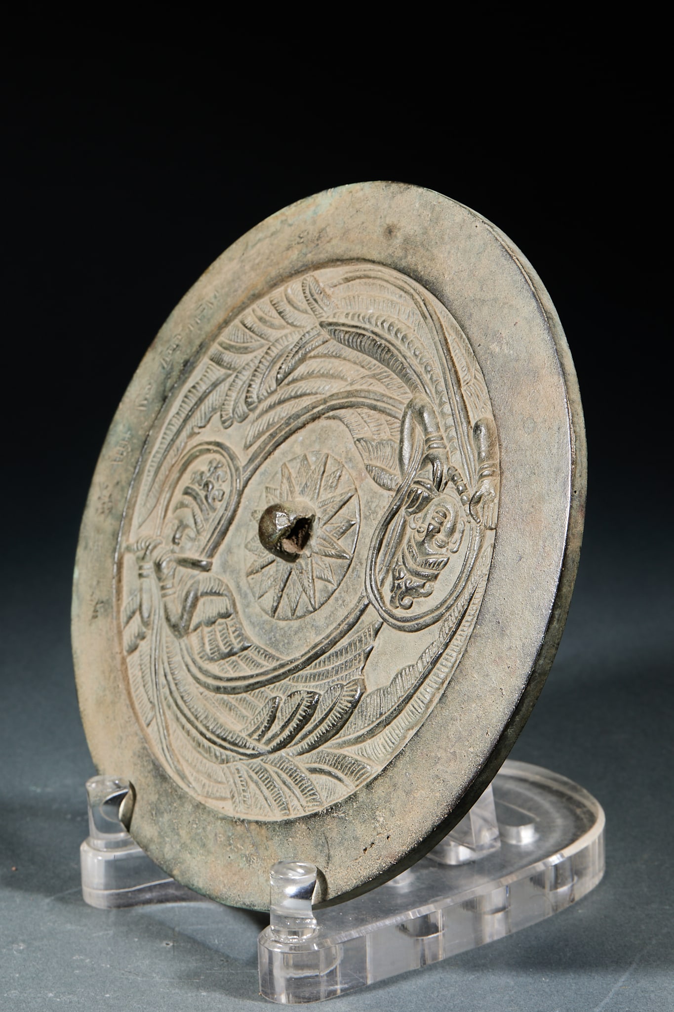 Flying Apsaras Bronze Mirror Box Set - 9