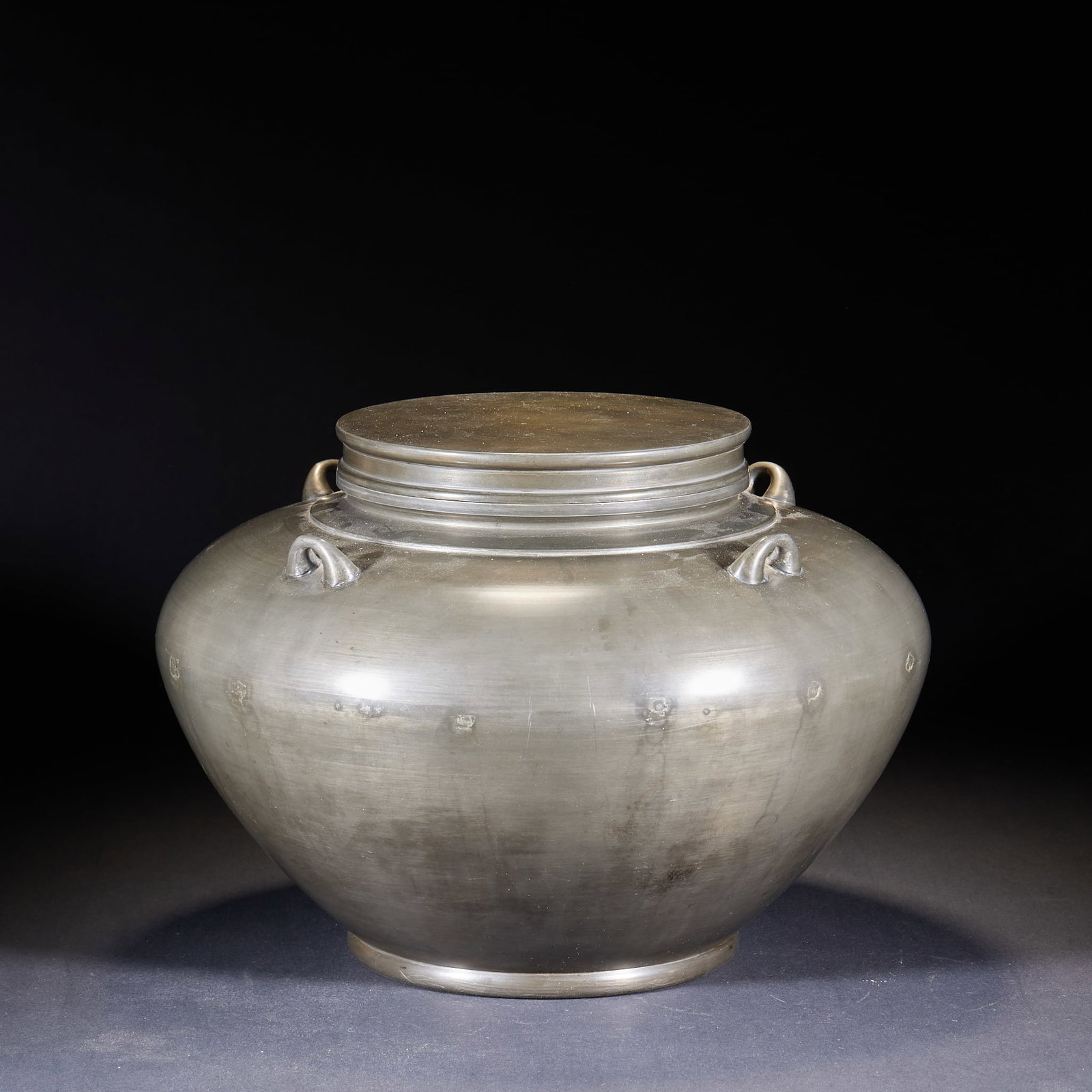 Large Tin Tea Caddy - 2