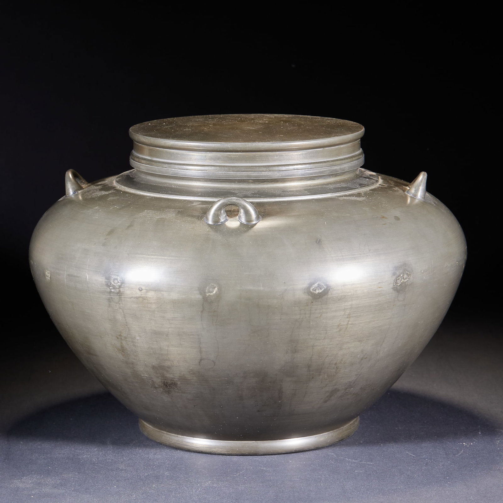 Large Tin Tea Caddy - 5