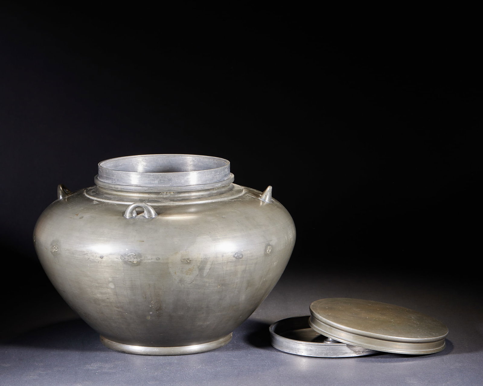 Large Tin Tea Caddy - 6