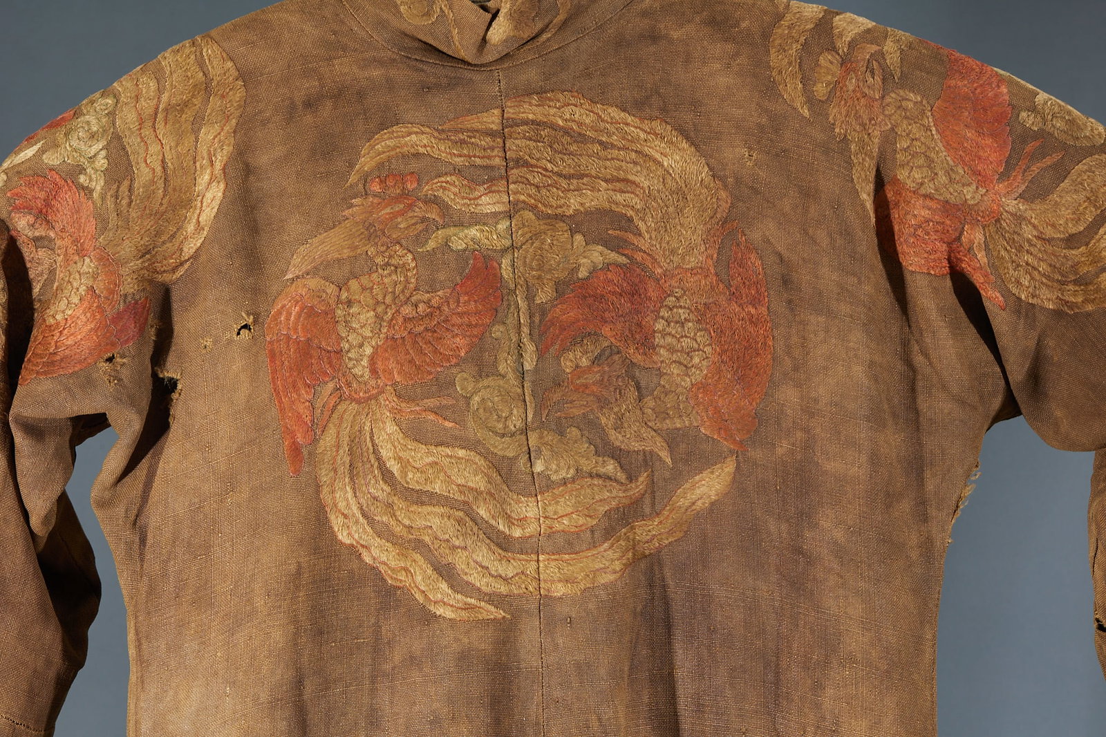 Embroidered Phoenix Robe - 8