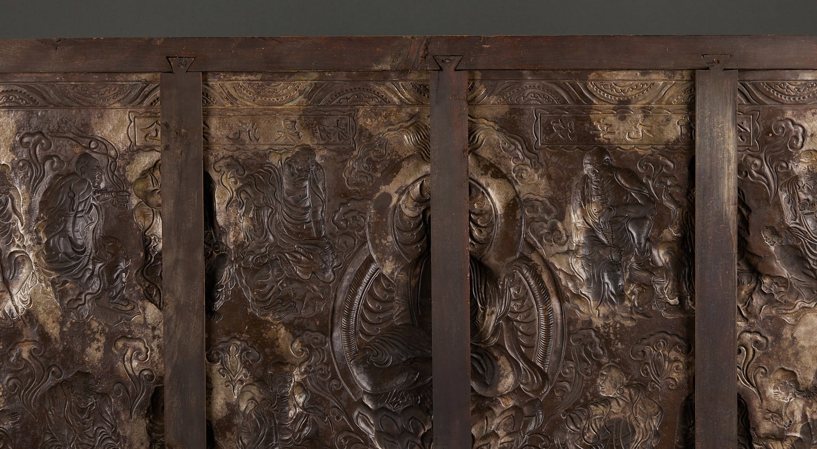 Silver Buddha Preaching Screen - 12