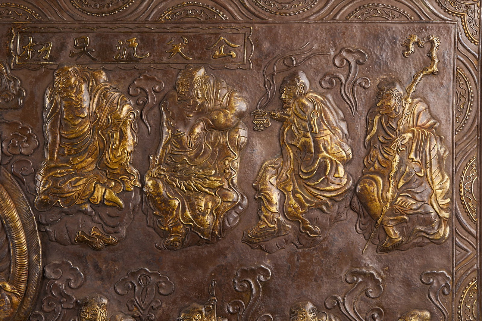 Silver Buddha Preaching Screen - 6