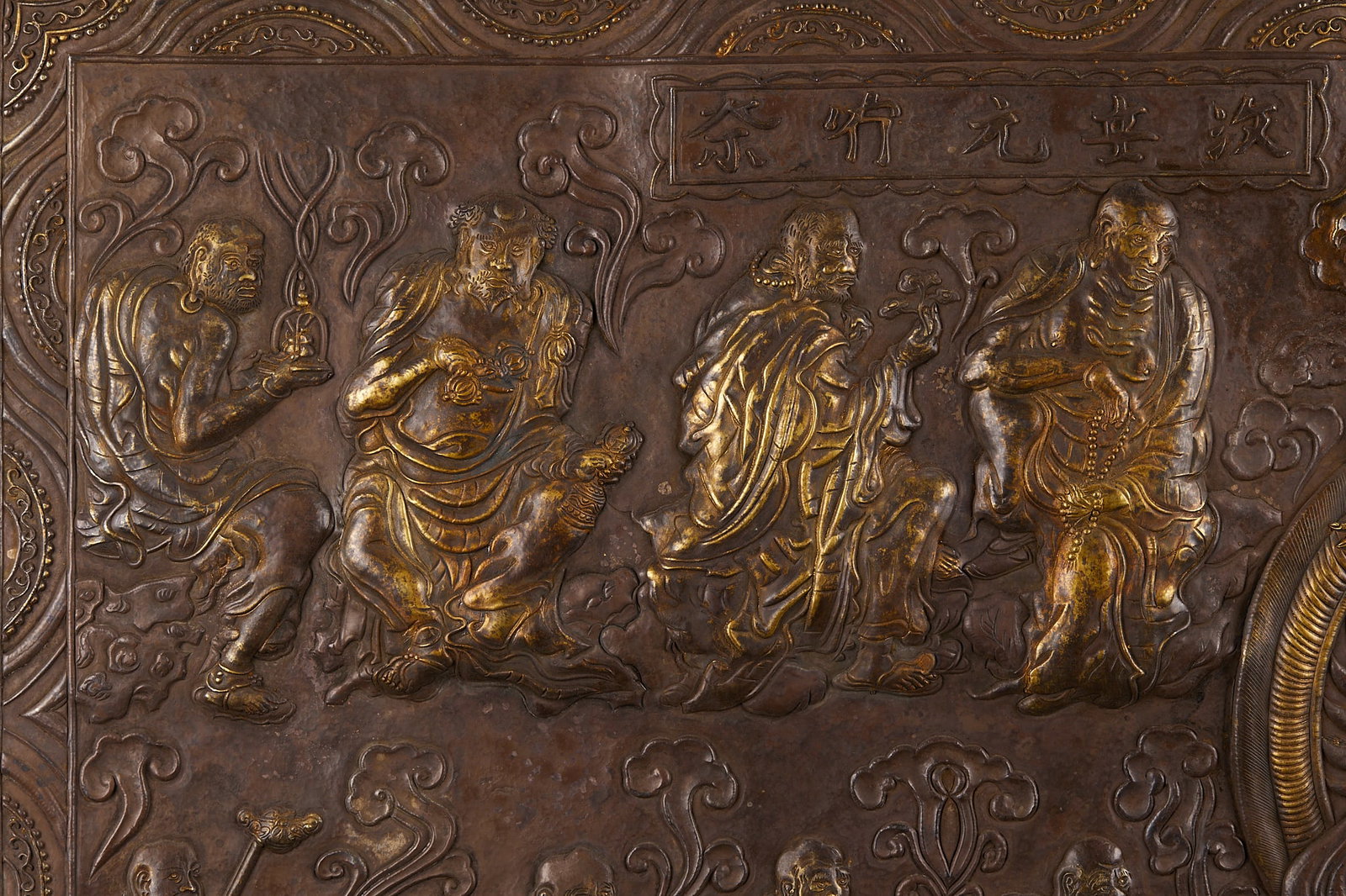 Silver Buddha Preaching Screen - 7