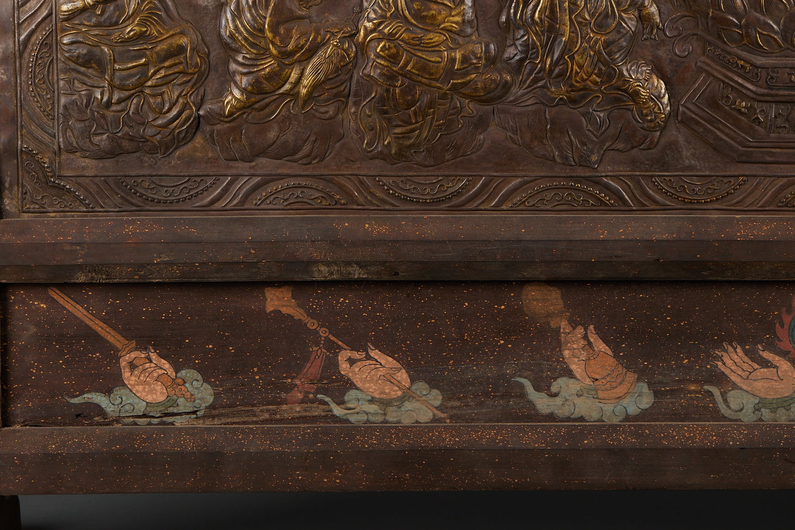 Silver Buddha Preaching Screen - 8