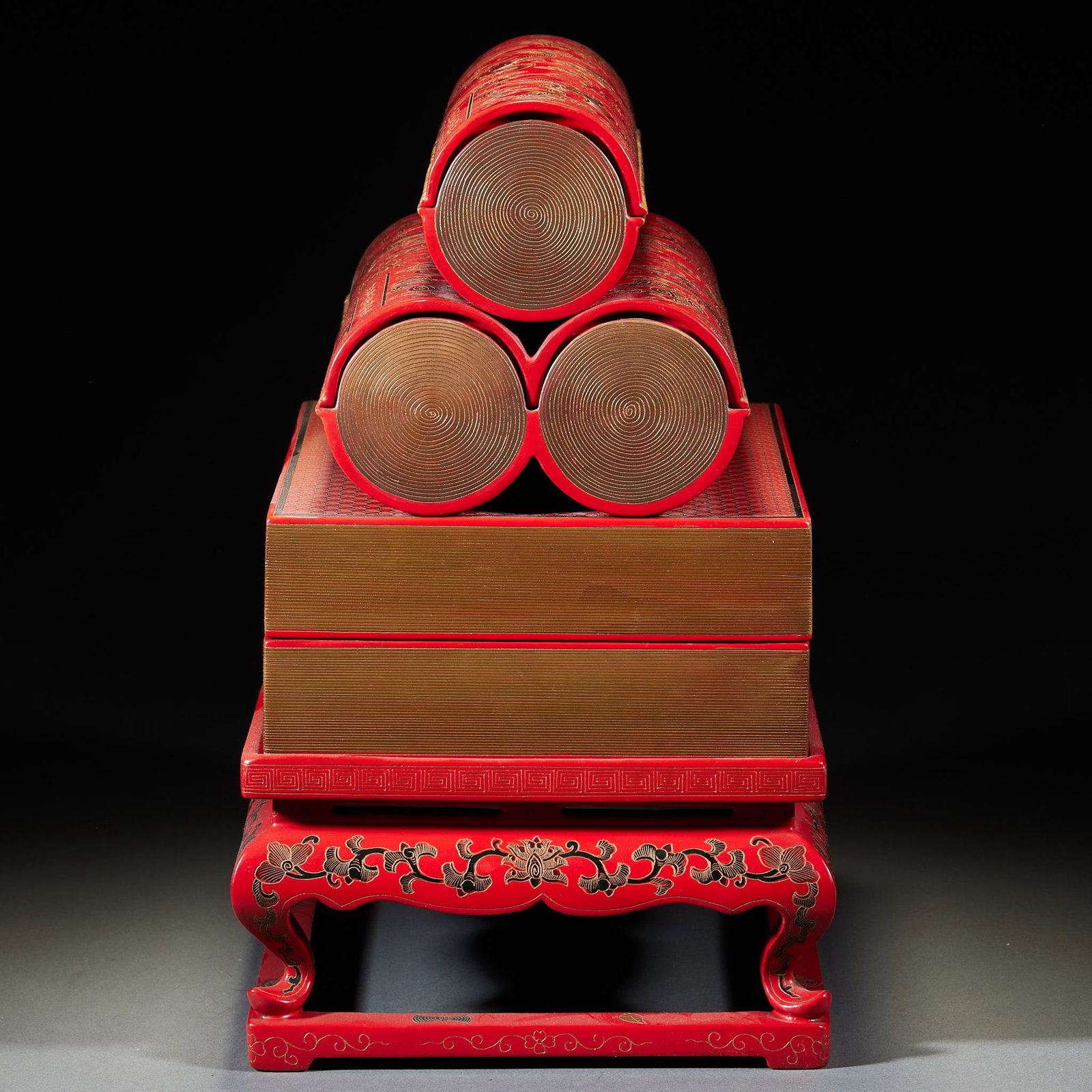 Qianlong Mark Lacquerware Bookshelf - 6