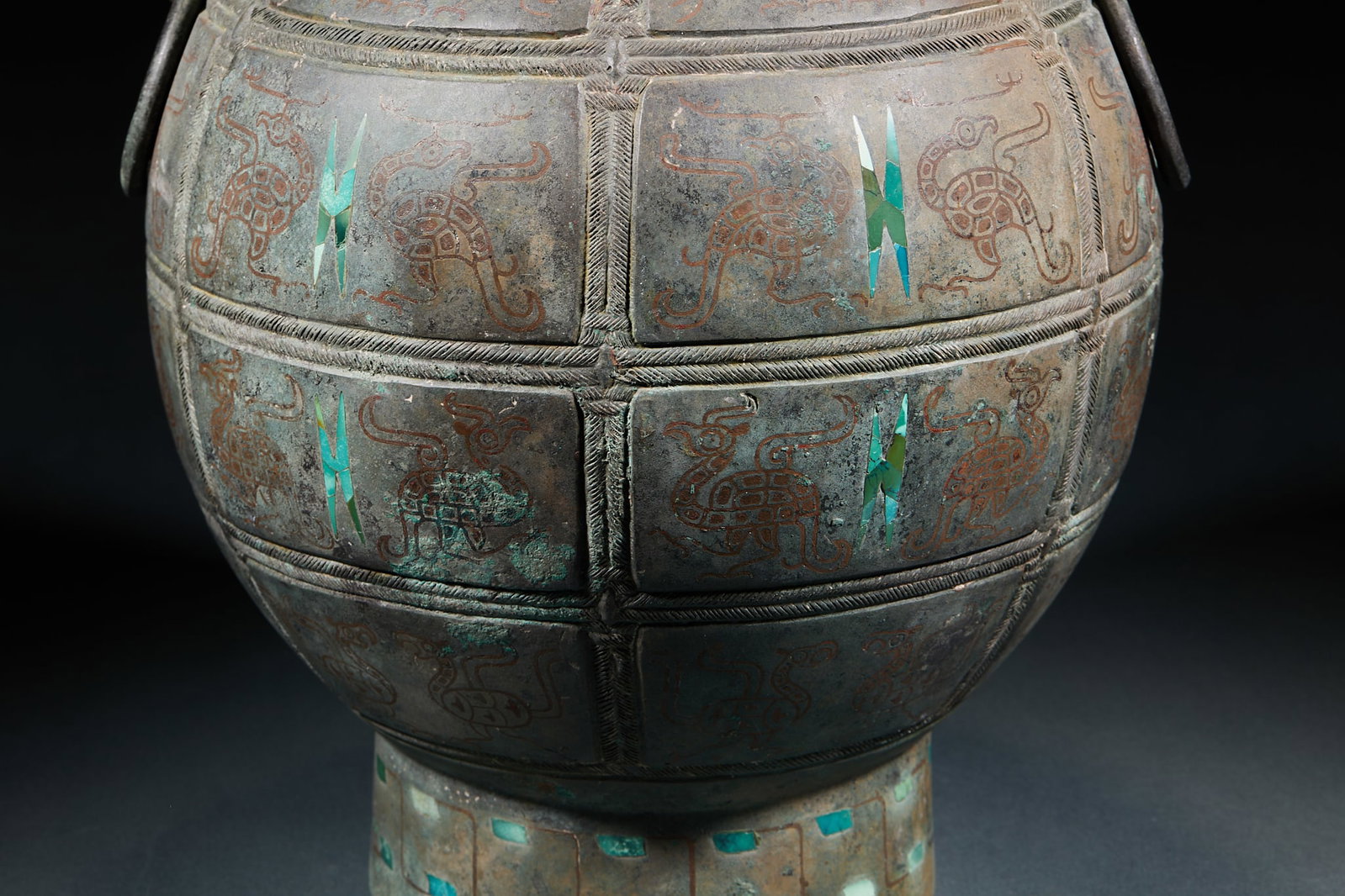 Pre-Ming Bronze Cover Jar - 2