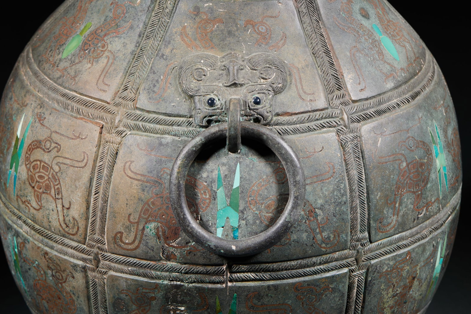 Pre-Ming Bronze Cover Jar - 7