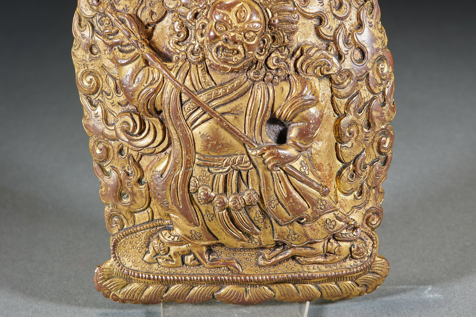 Gilt Bronze Dharma Protector Plaque Set - 10
