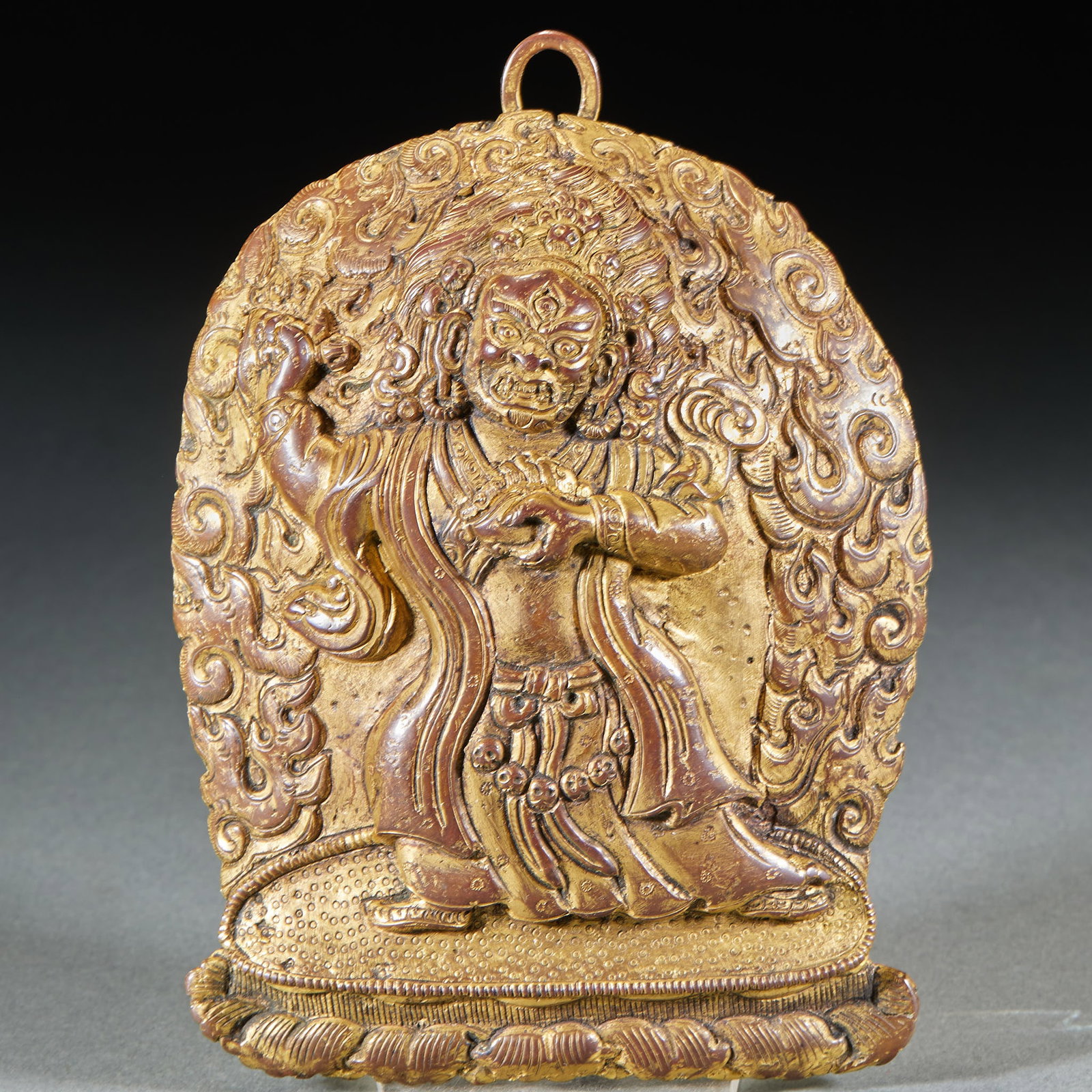 Gilt Bronze Dharma Protector Plaque Set - 5